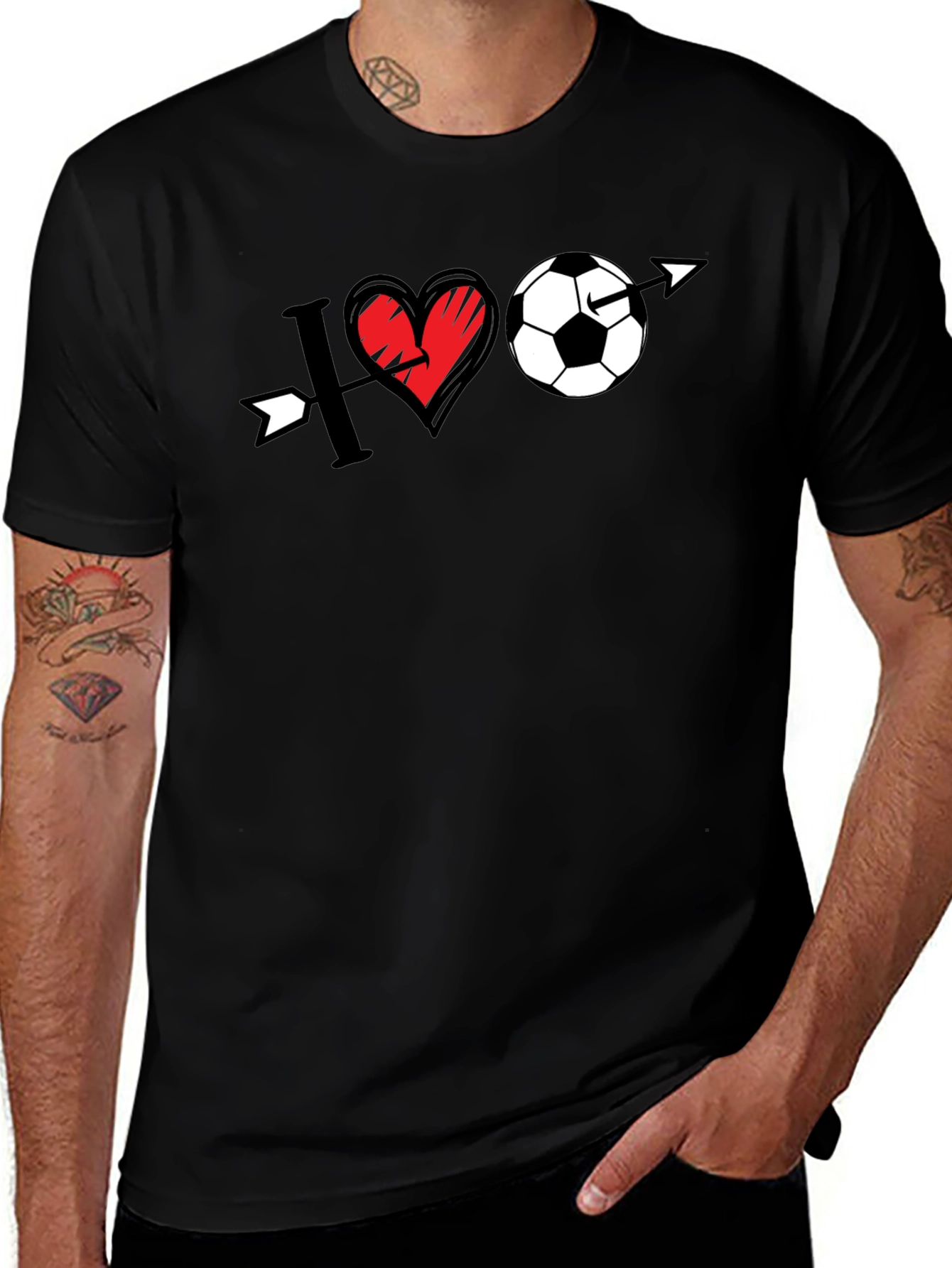 I Love Soccer T-Shirt - Unisex Graphic Tee