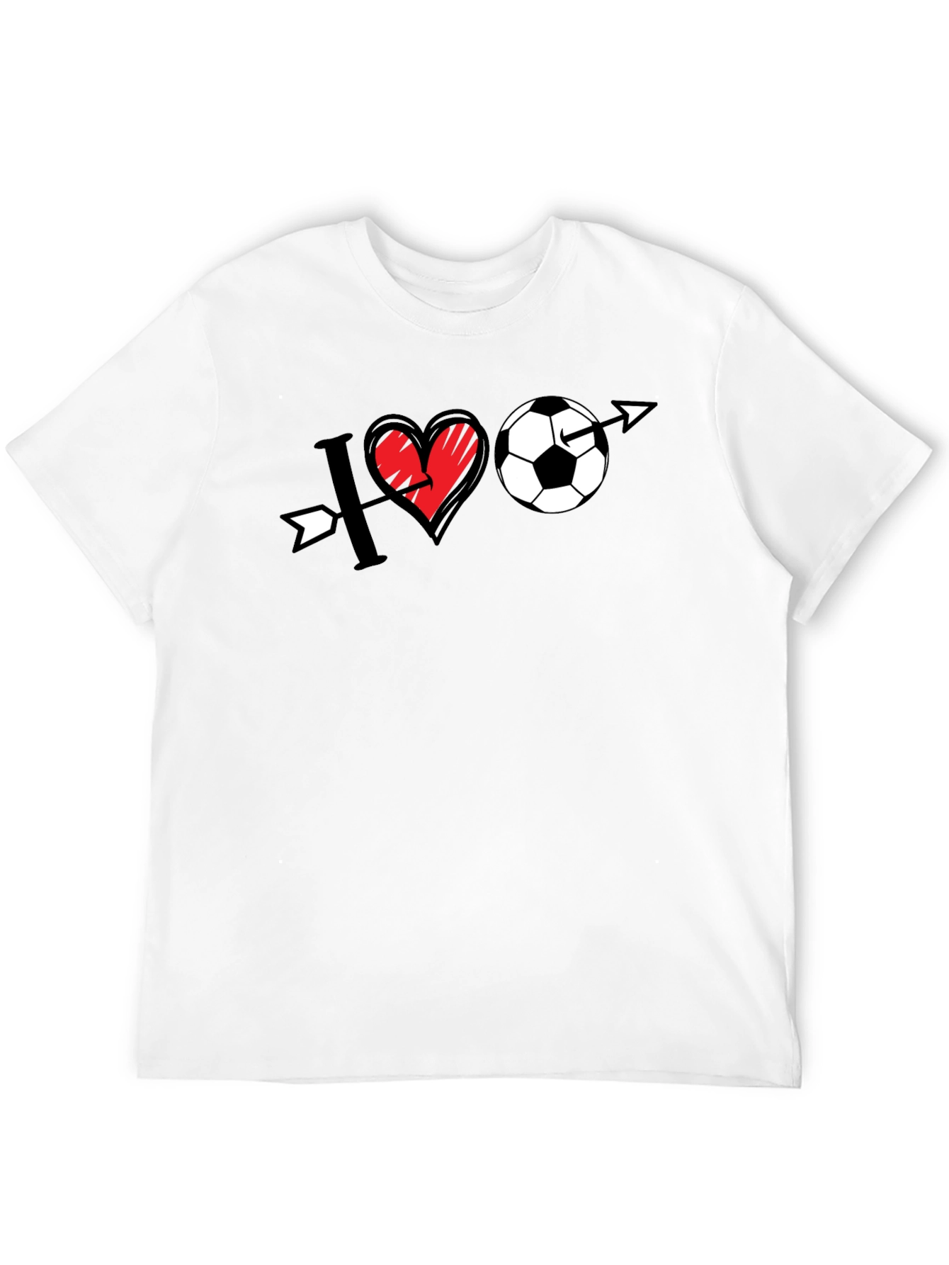 I Love Soccer T-Shirt - Unisex Graphic Tee