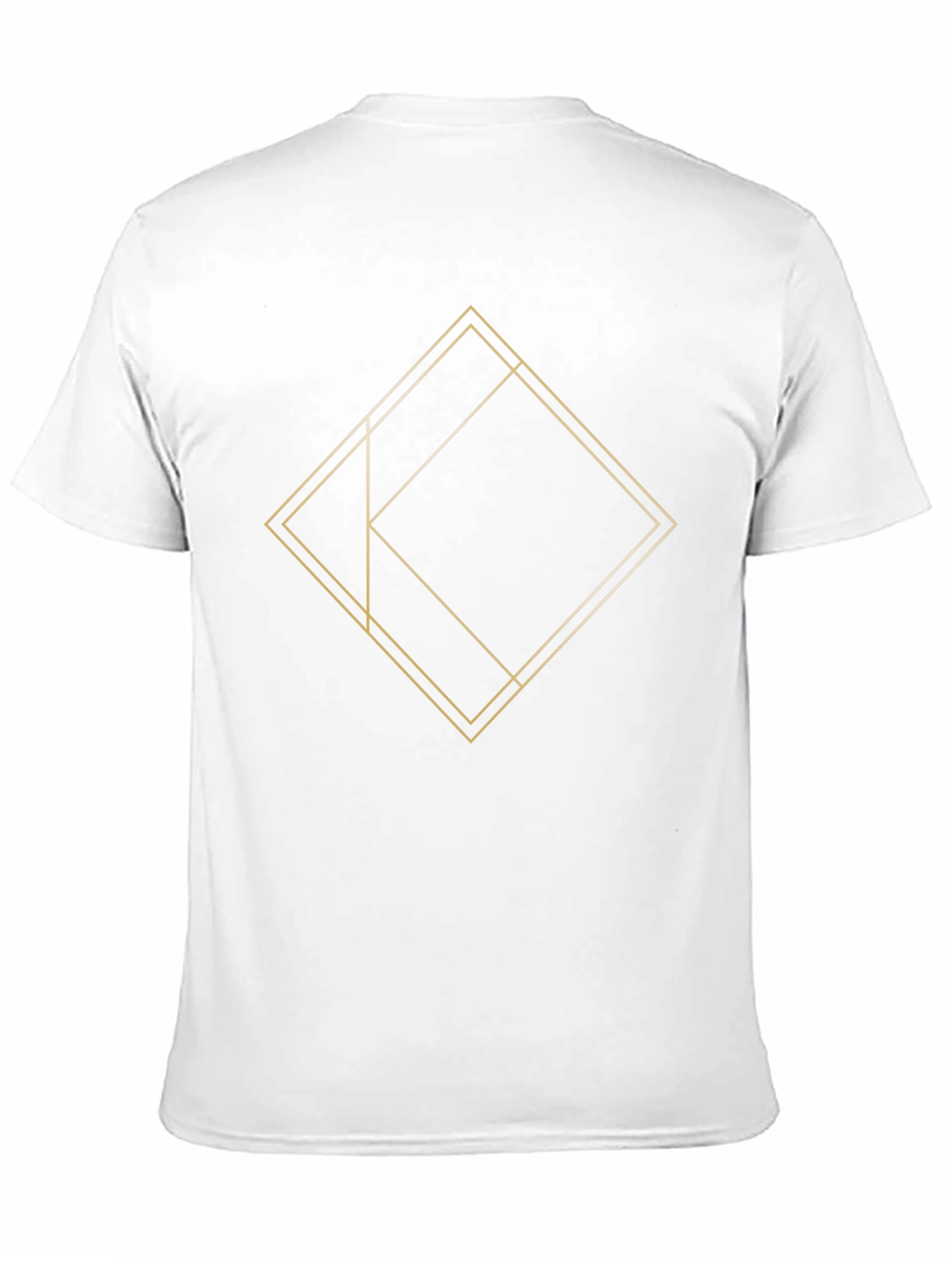 Geometric Line Art Graphic Tee - Modern Design