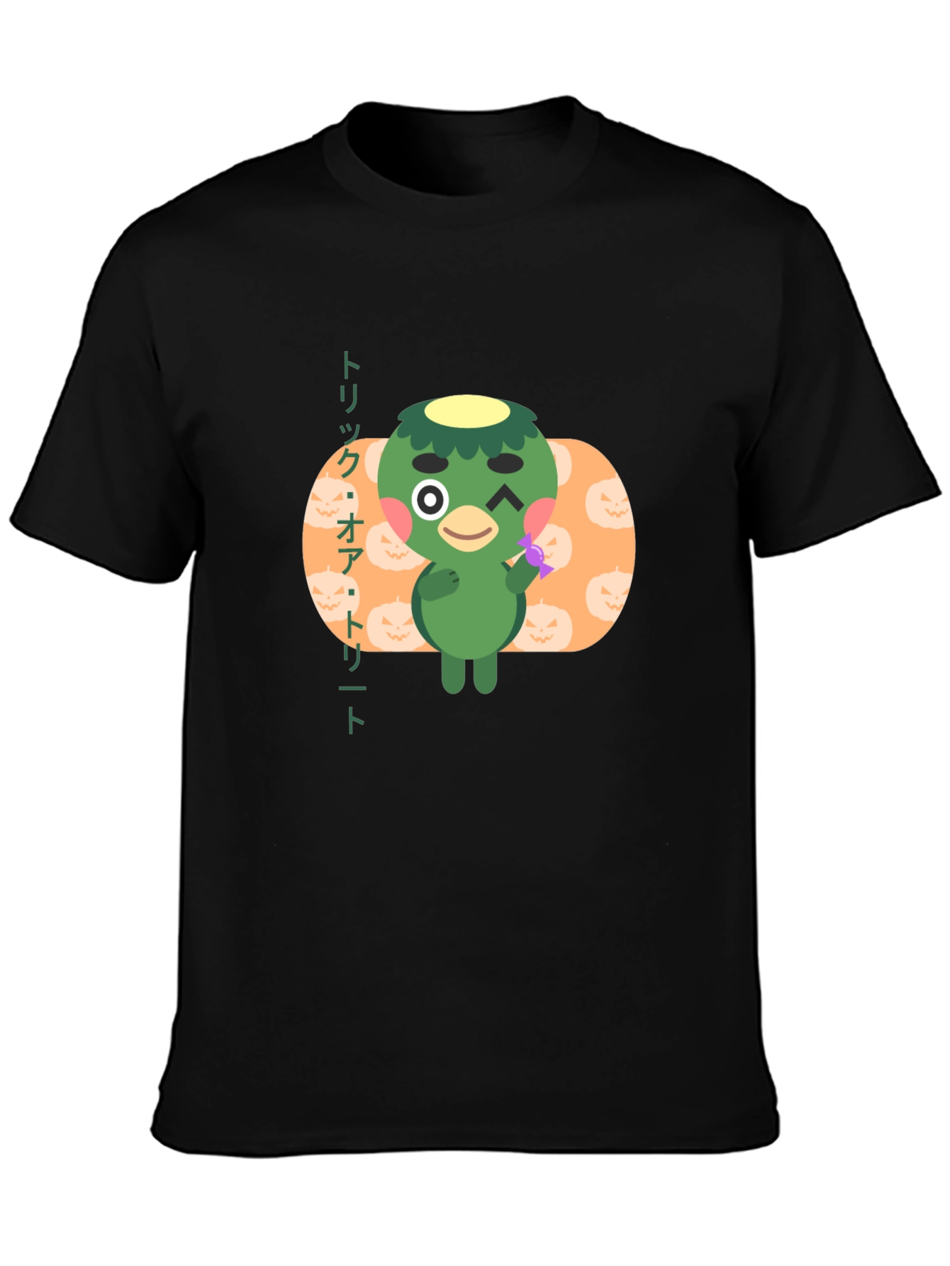 Halloween Shino Animal Crossing Black T-Shirt