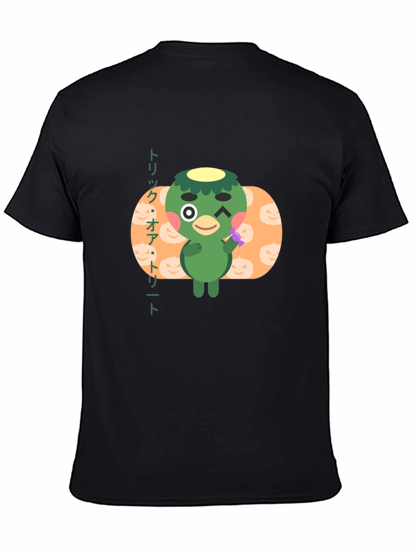 Halloween Shino Animal Crossing Black T-Shirt