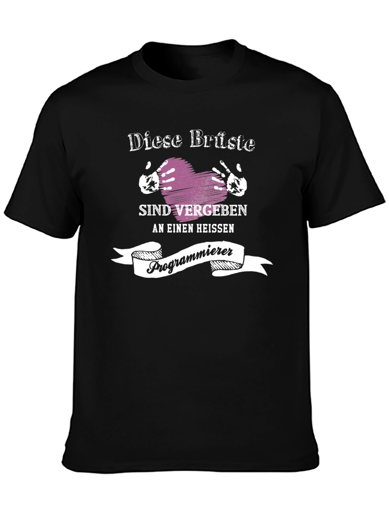 Funny Programmer T-Shirt - Diese Brüste Sind Vergeben