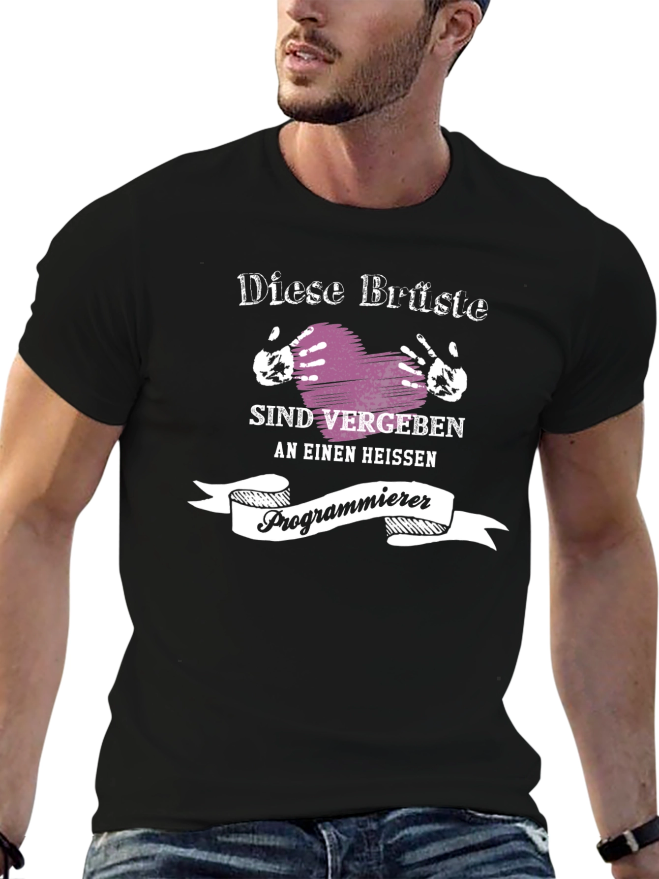 Funny Programmer T-Shirt - Diese Brüste Sind Vergeben