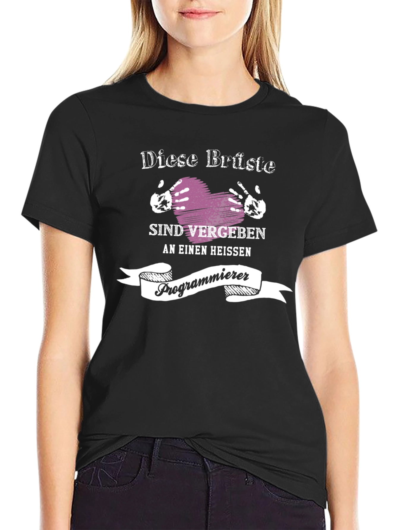 Funny Programmer T-Shirt - Diese Brüste Sind Vergeben