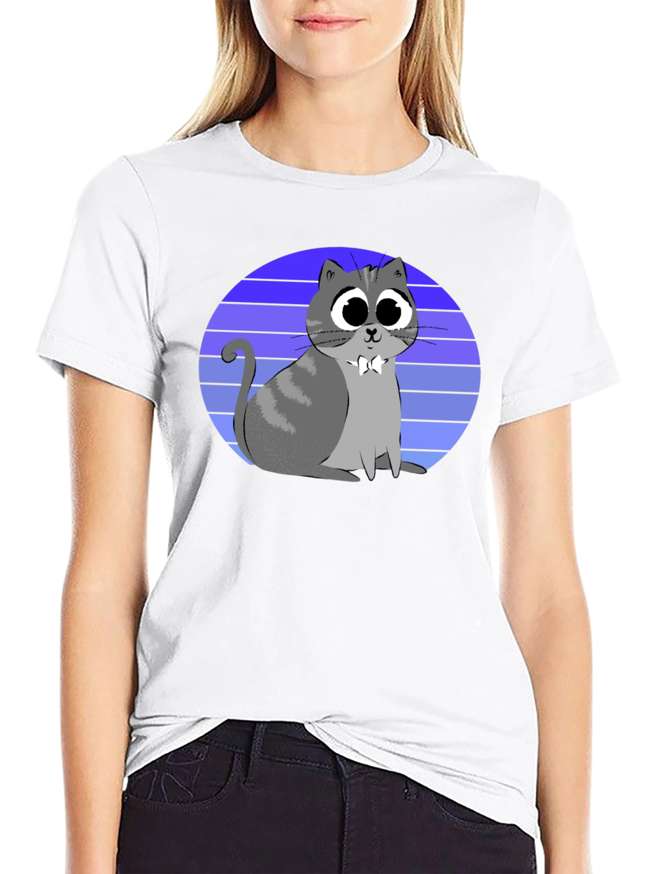 Cool Cat Graphic T-Shirt