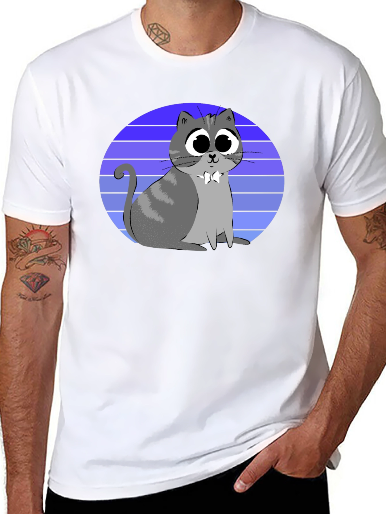 Cool Cat Graphic T-Shirt