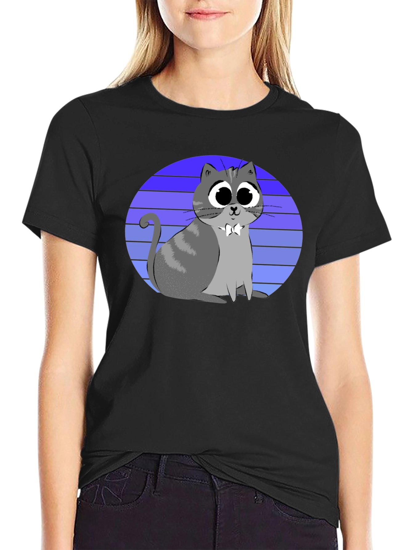 Cool Cat Graphic T-Shirt