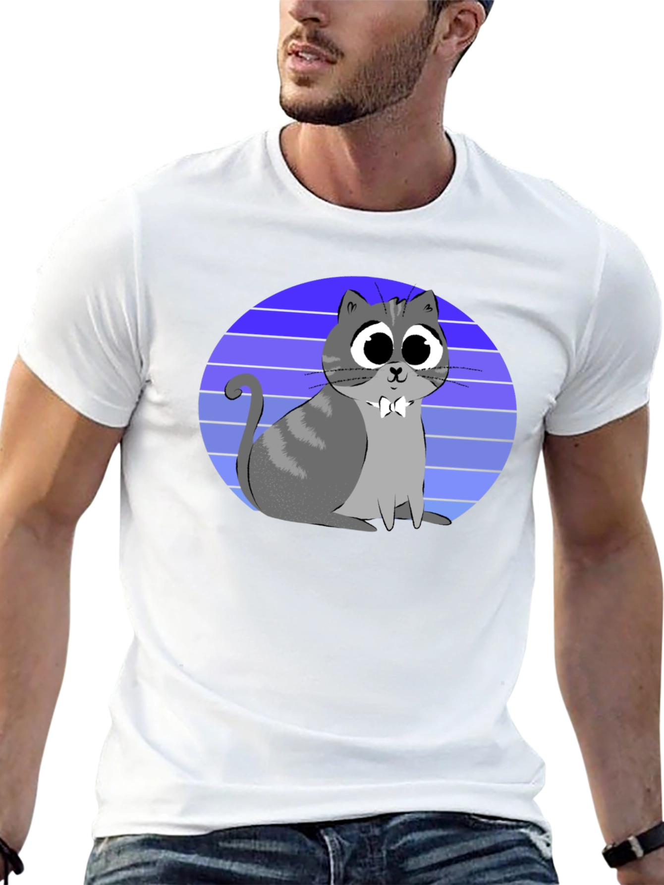 Cool Cat Graphic T-Shirt