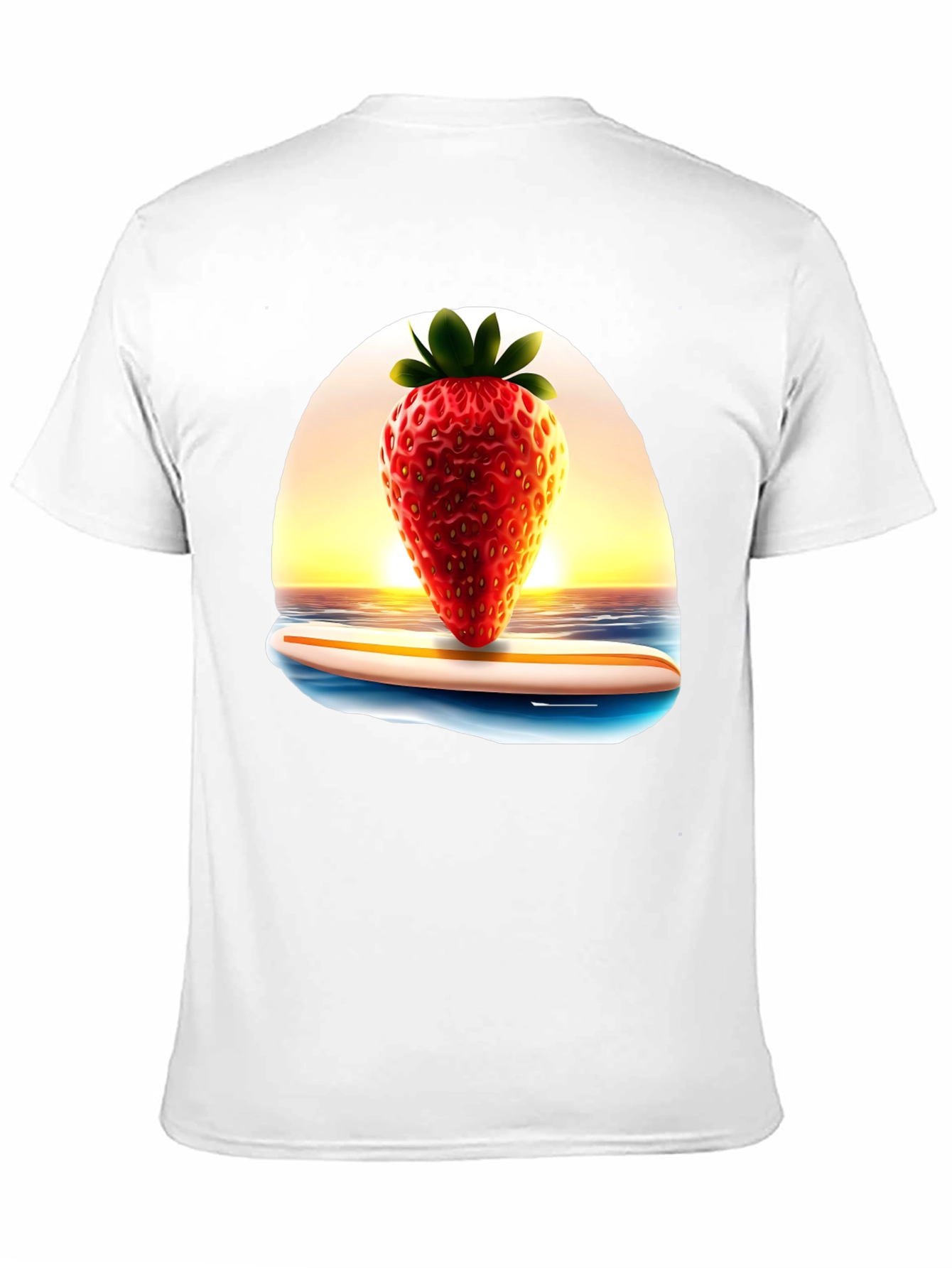 Strawberry Surf Tee - Summer Vibes T-Shirt