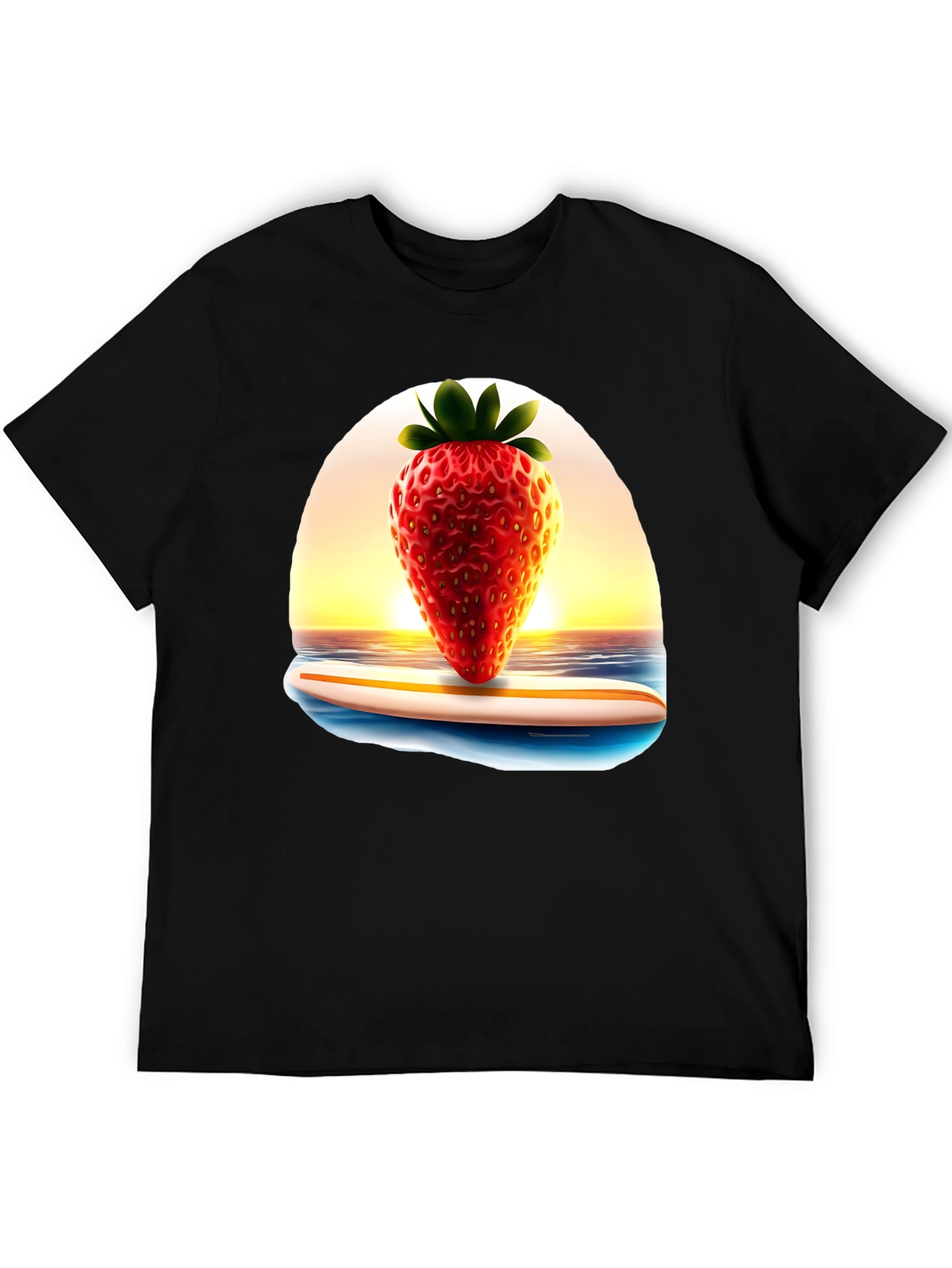 Strawberry Surf Tee - Summer Vibes T-Shirt