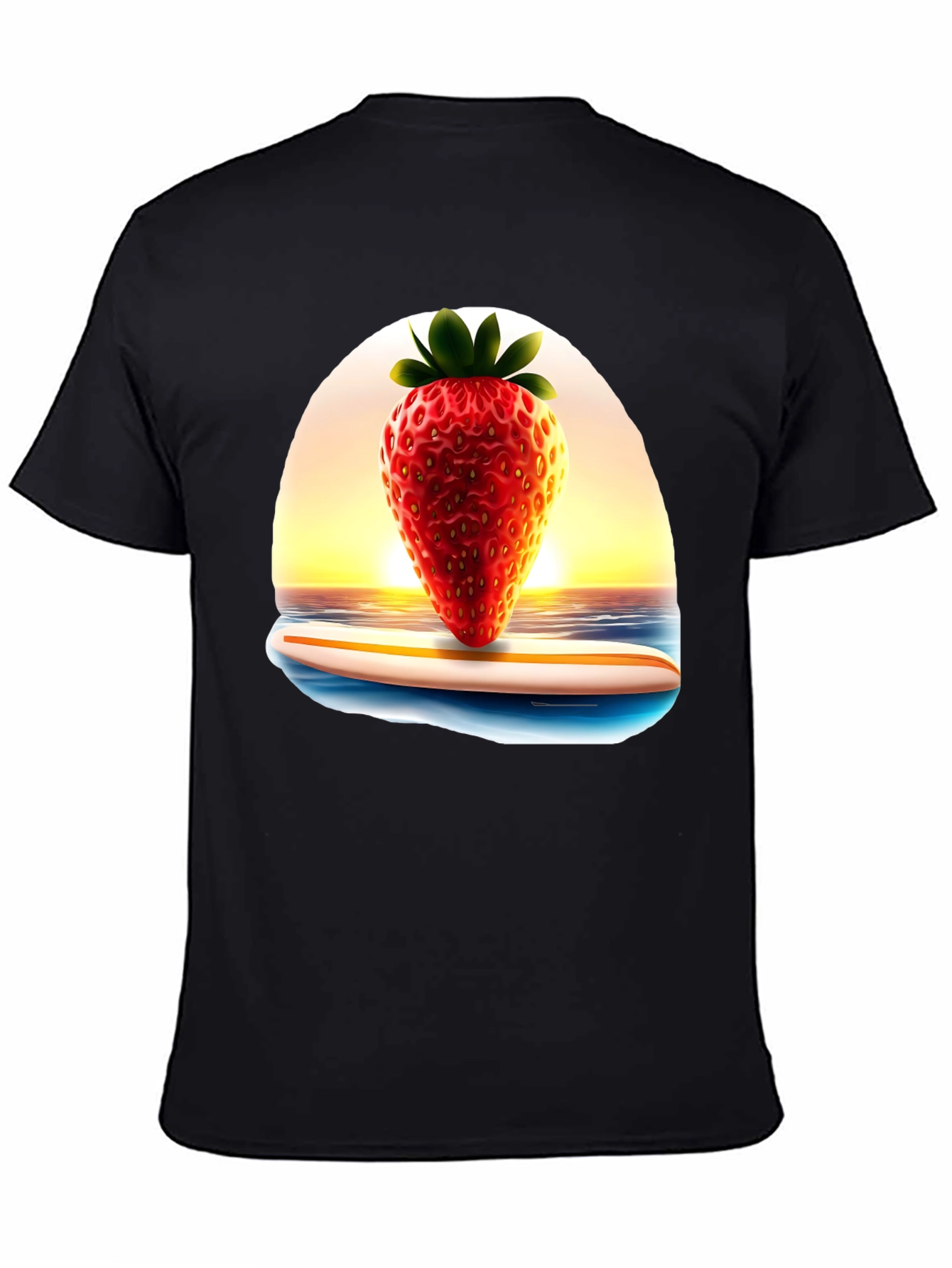 Strawberry Surf Tee - Summer Vibes T-Shirt