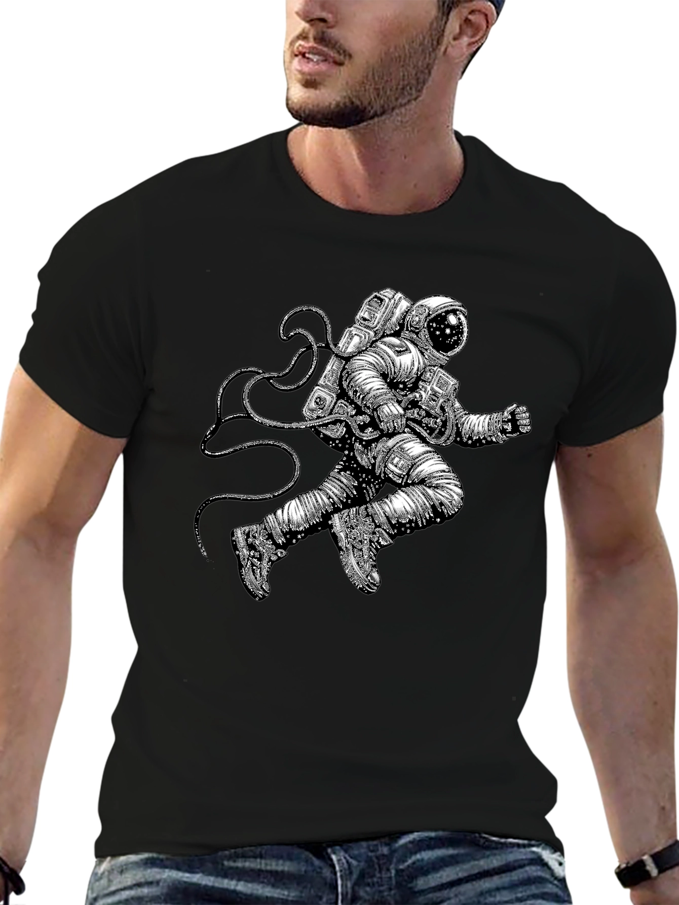 Astronaut Graphic Tee - Space Explorer T-Shirt