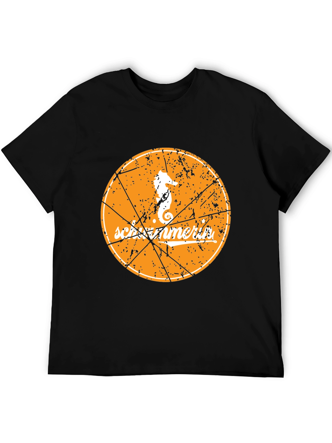 Seahorse Scrimmers Graphic Black T-Shirt
