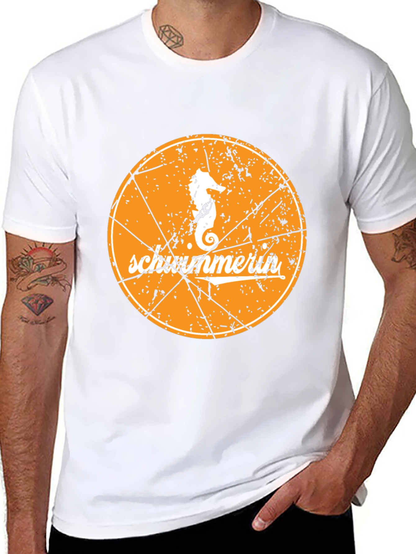 Seahorse Scrimmers Graphic Black T-Shirt