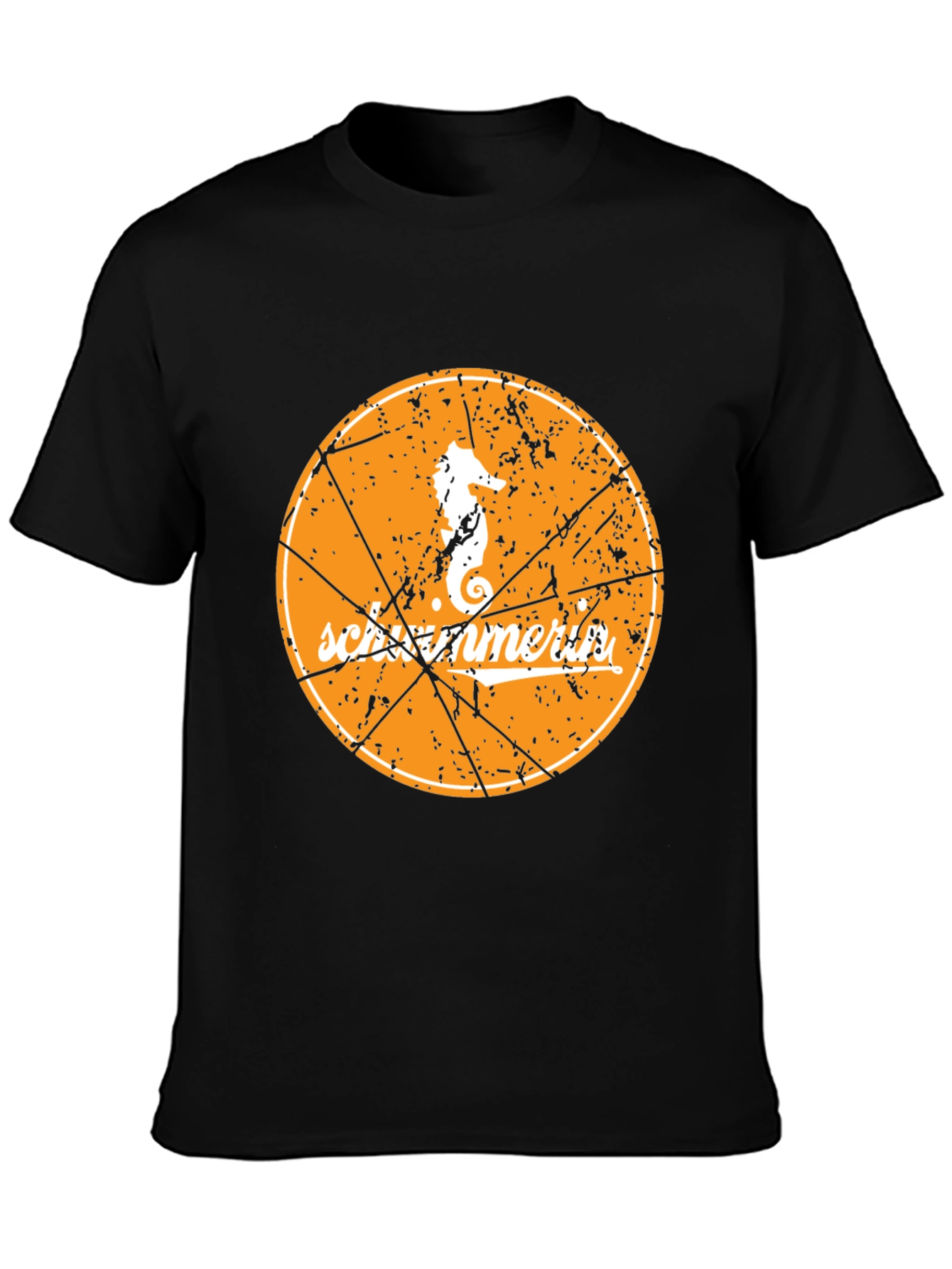 Seahorse Scrimmers Graphic Black T-Shirt