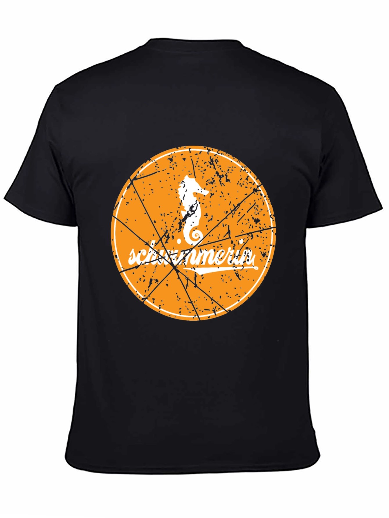 Seahorse Scrimmers Graphic Black T-Shirt