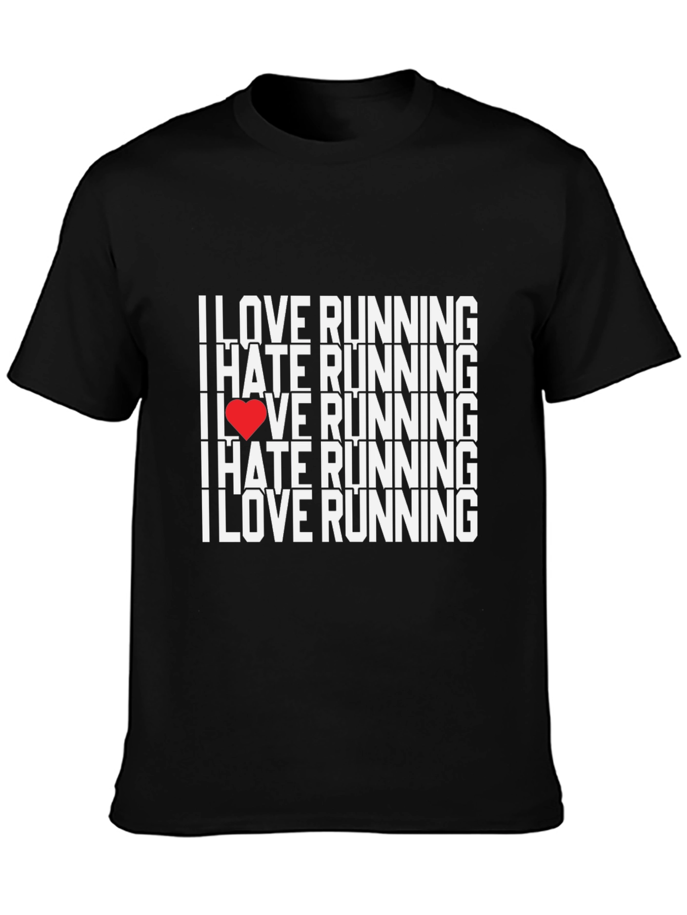 I Love Running Graphic Tee