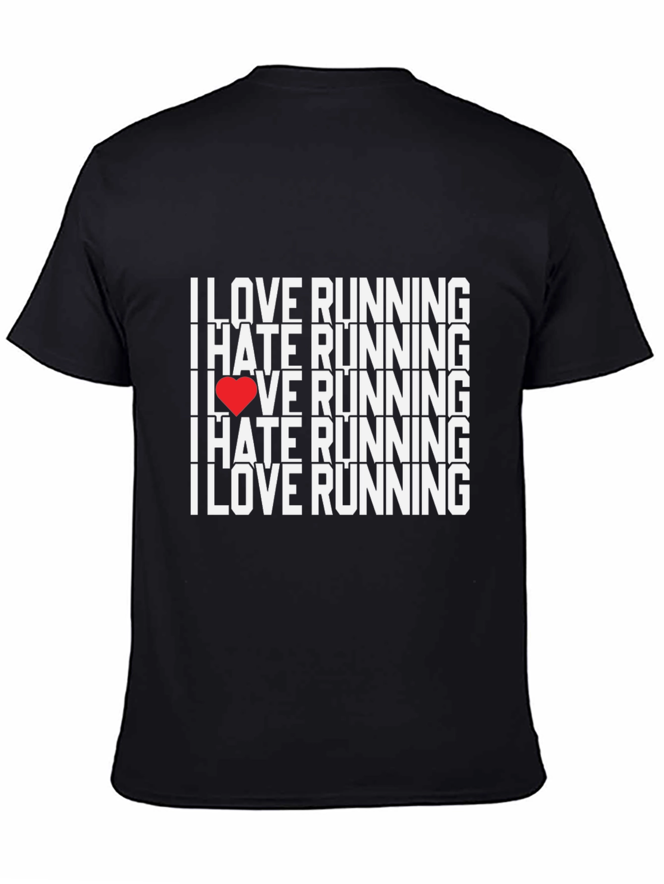 I Love Running Graphic Tee
