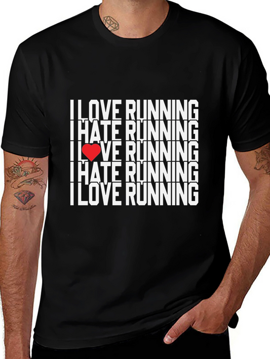 I Love Running Graphic Tee