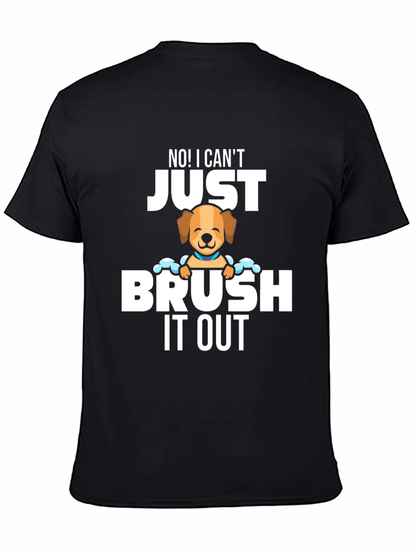 Funny Dog Groomer T-Shirt - Brush It Out
