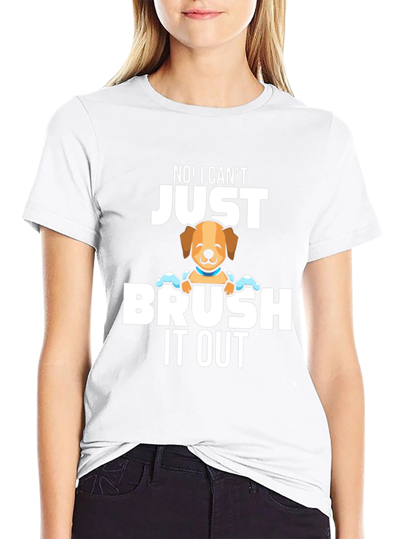 Funny Dog Groomer T-Shirt - Brush It Out
