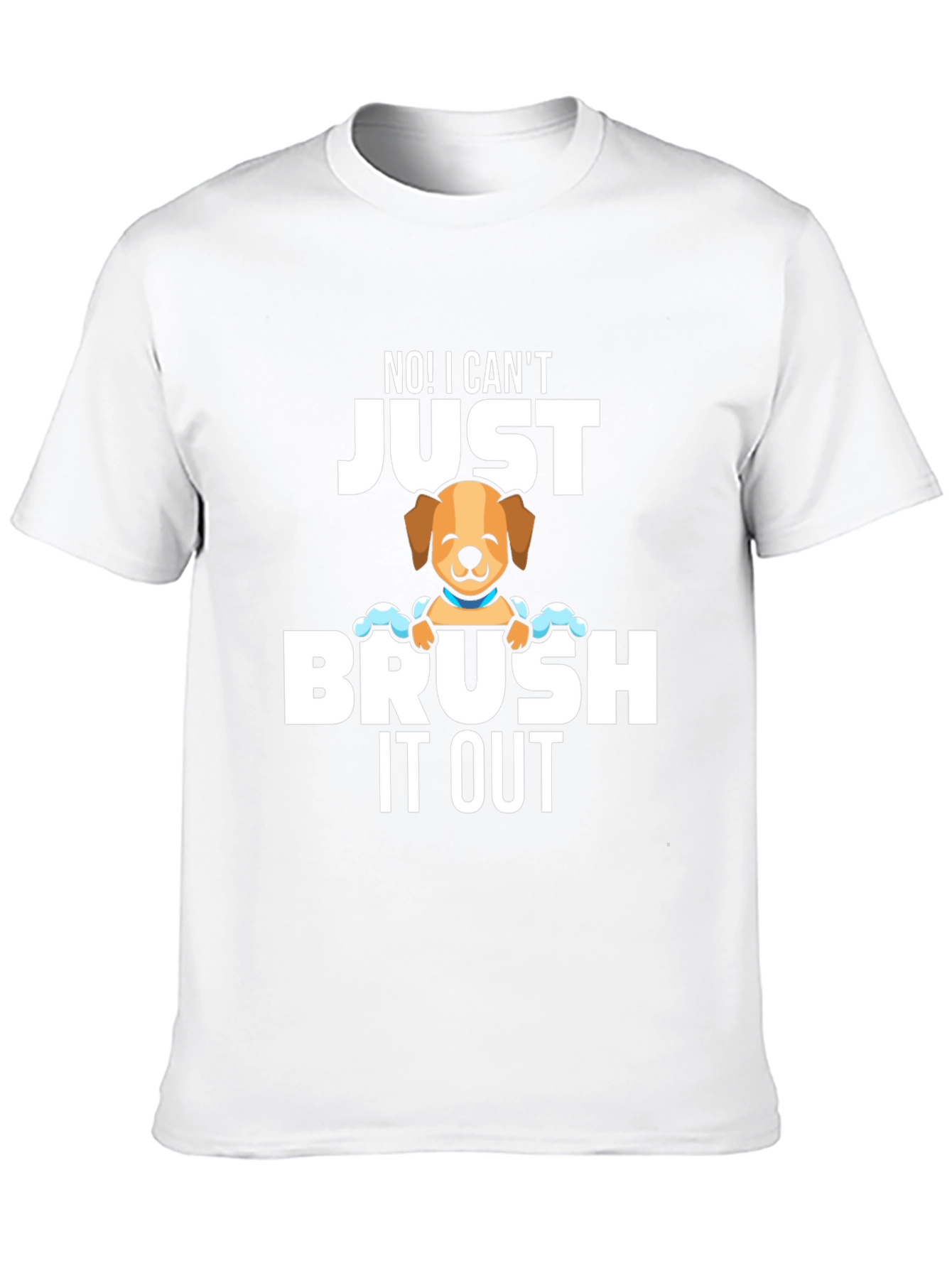 Funny Dog Groomer T-Shirt - Brush It Out