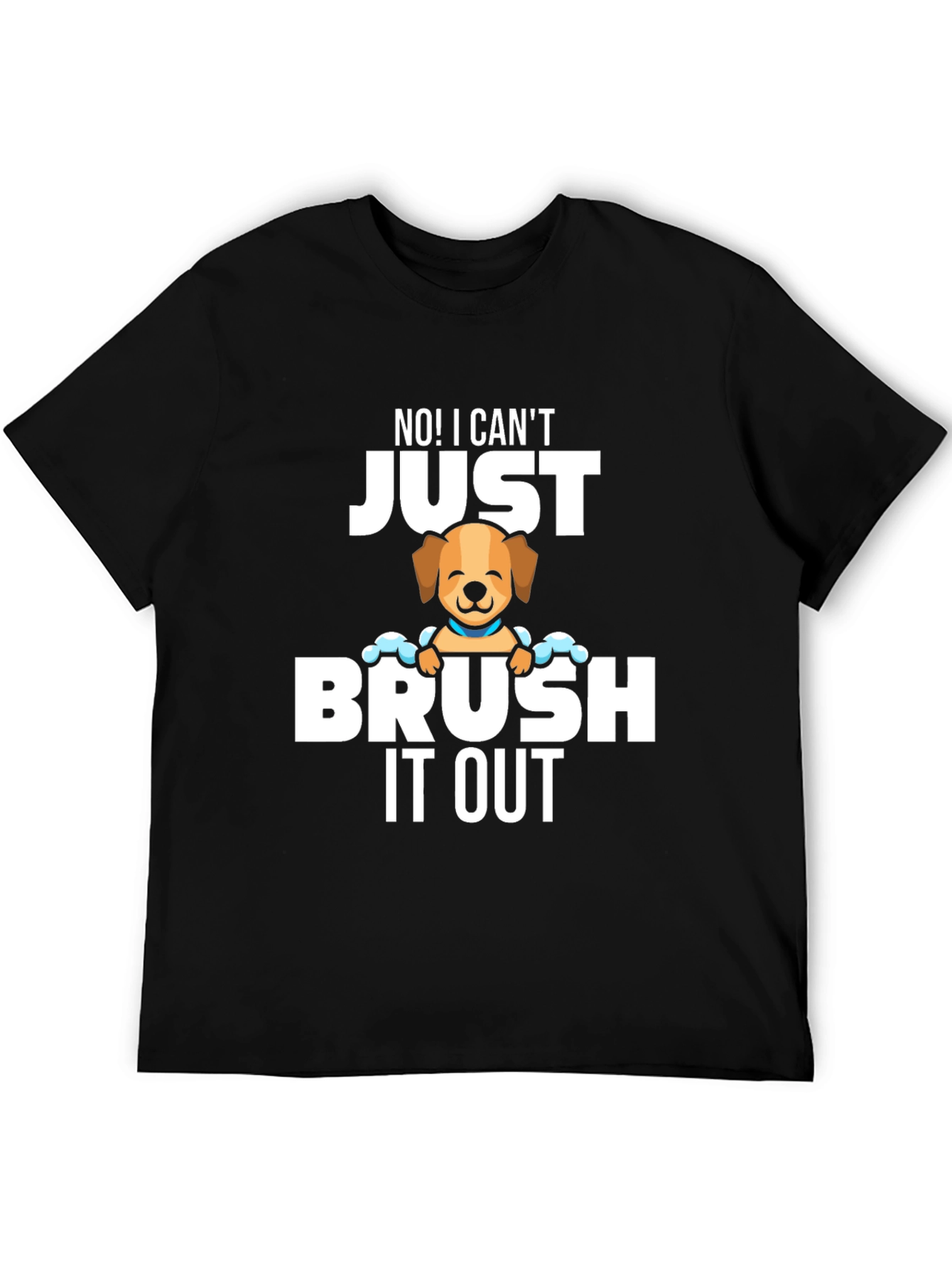 Funny Dog Groomer T-Shirt - Brush It Out