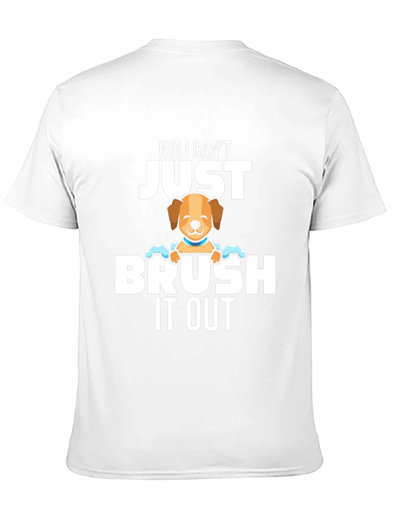 Funny Dog Groomer T-Shirt - Brush It Out
