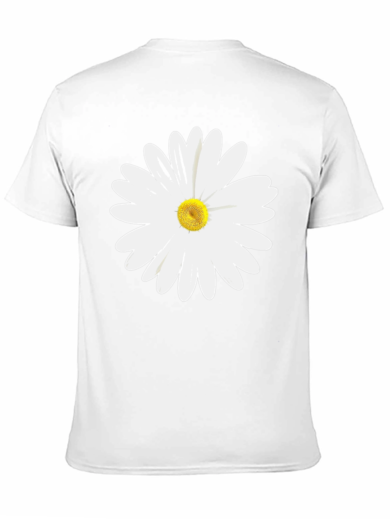 Daisy Graphic Print Black T-Shirt