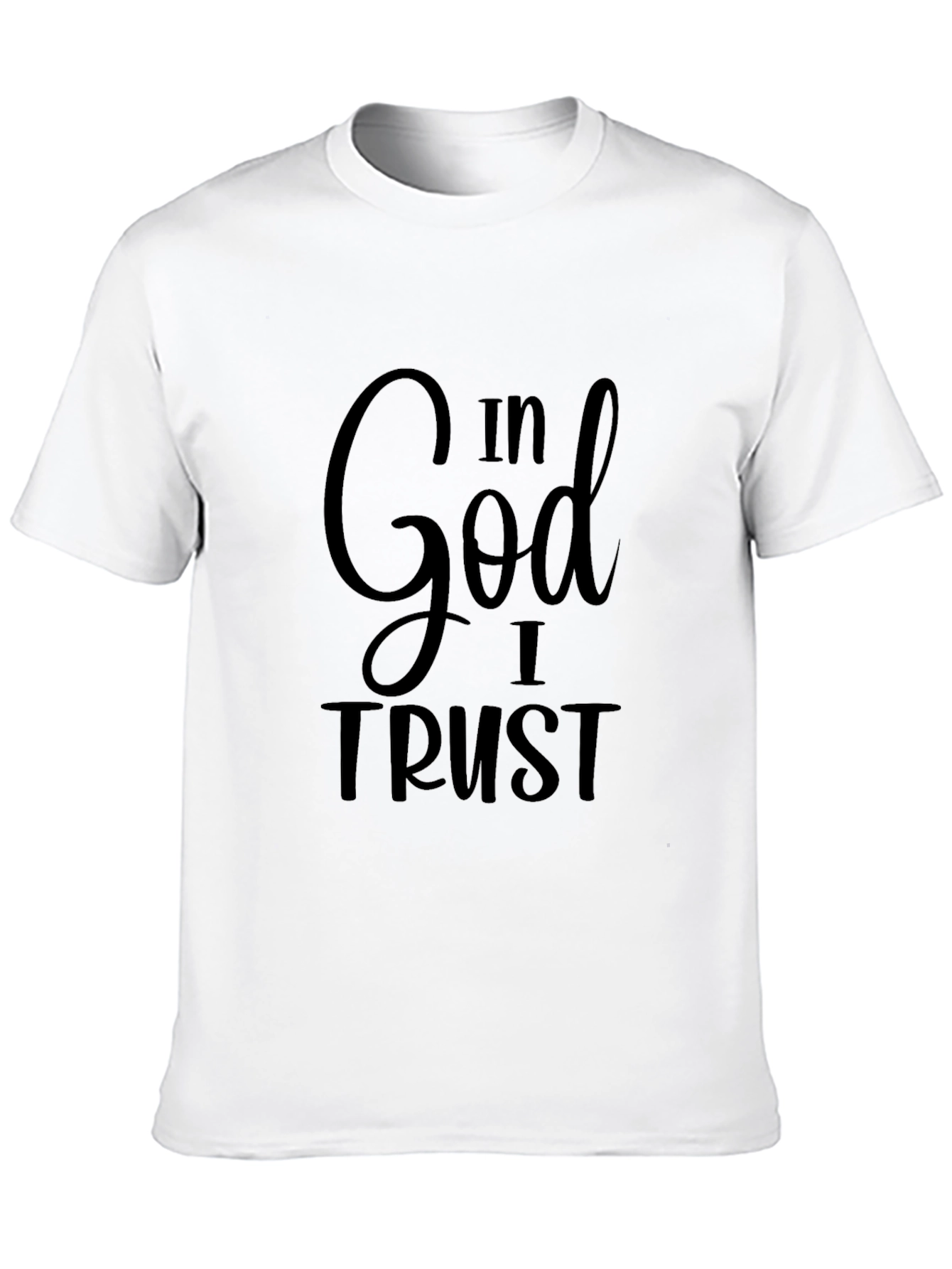 In God I Trust Graphic Tee - Black