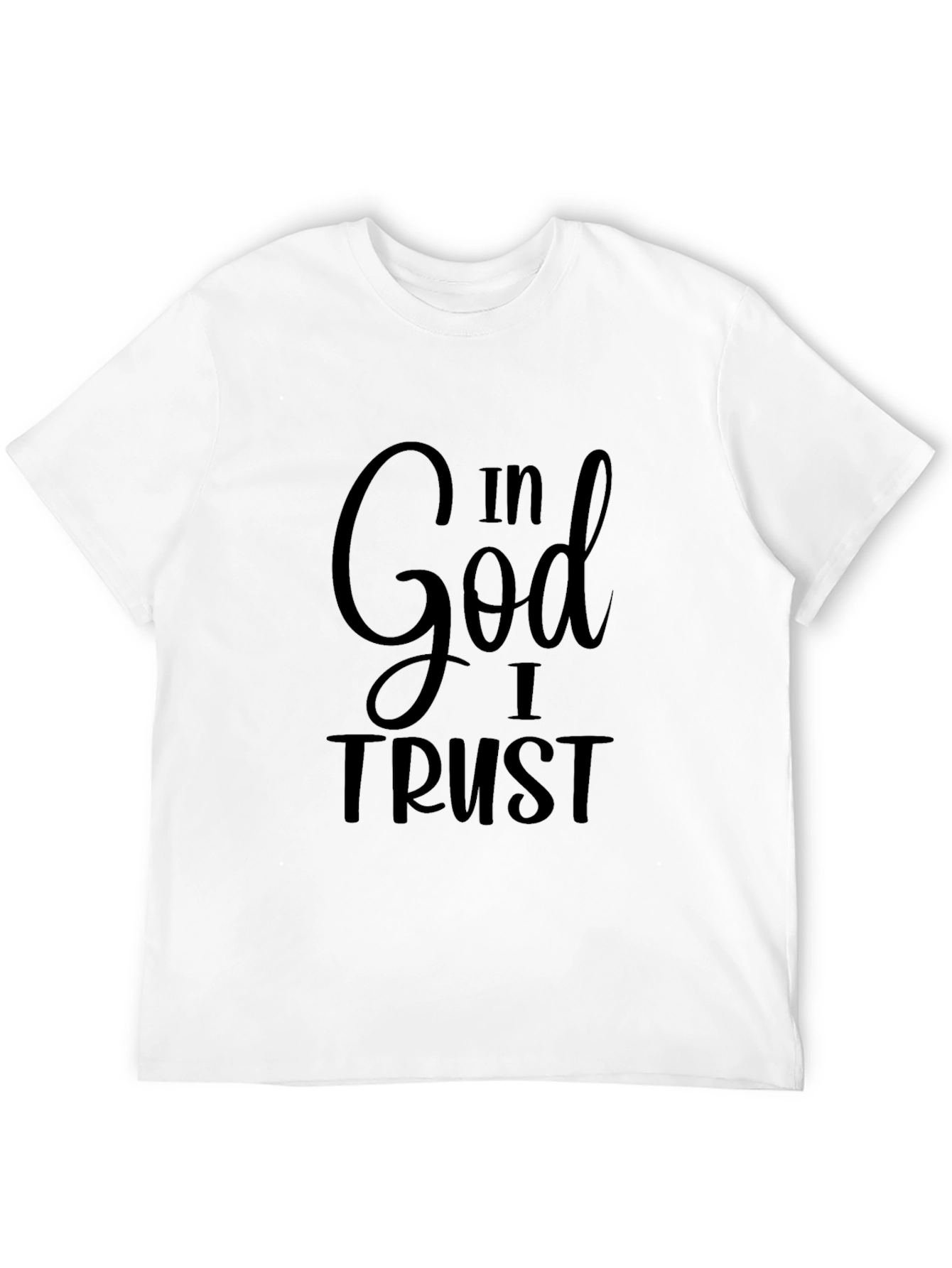 In God I Trust Graphic Tee - Black
