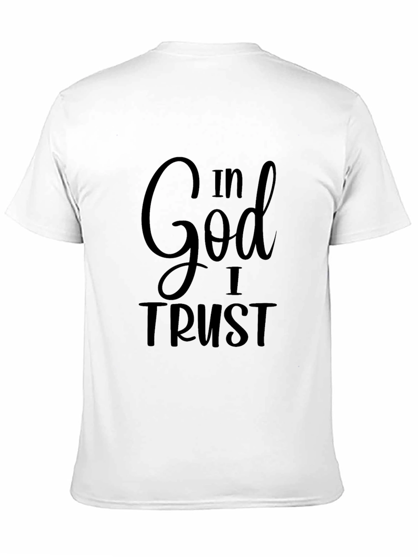 In God I Trust Graphic Tee - Black