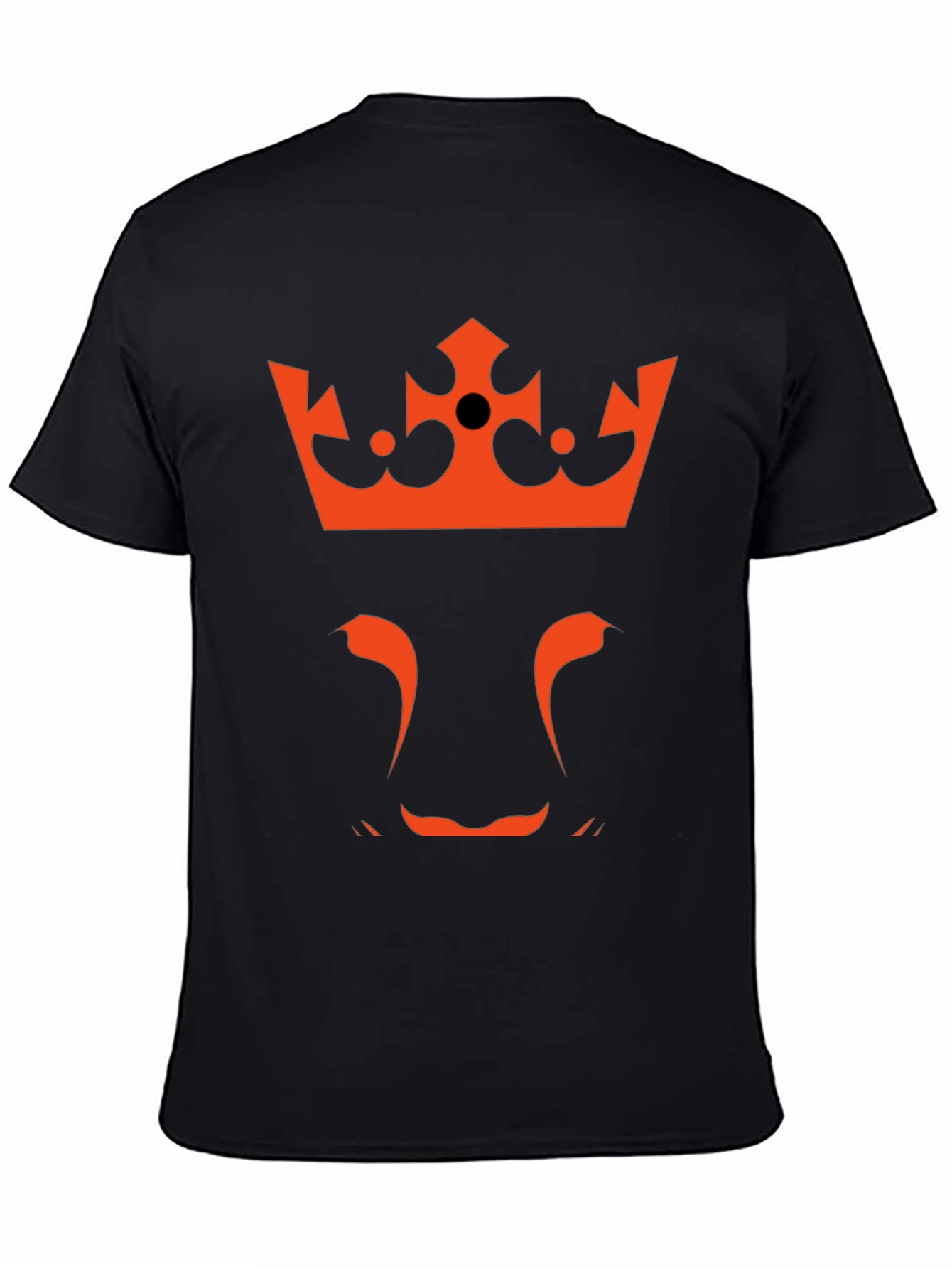 King Lion Graphic T-Shirt - Crowned Beast Tee