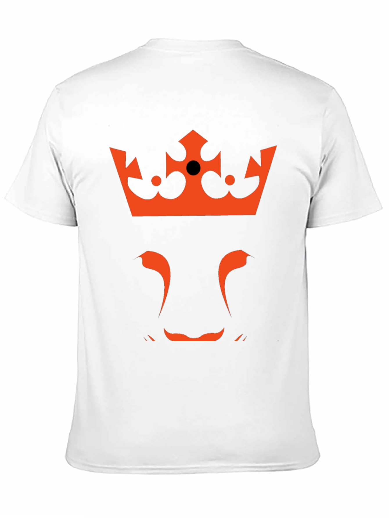 King Lion Graphic T-Shirt - Crowned Beast Tee