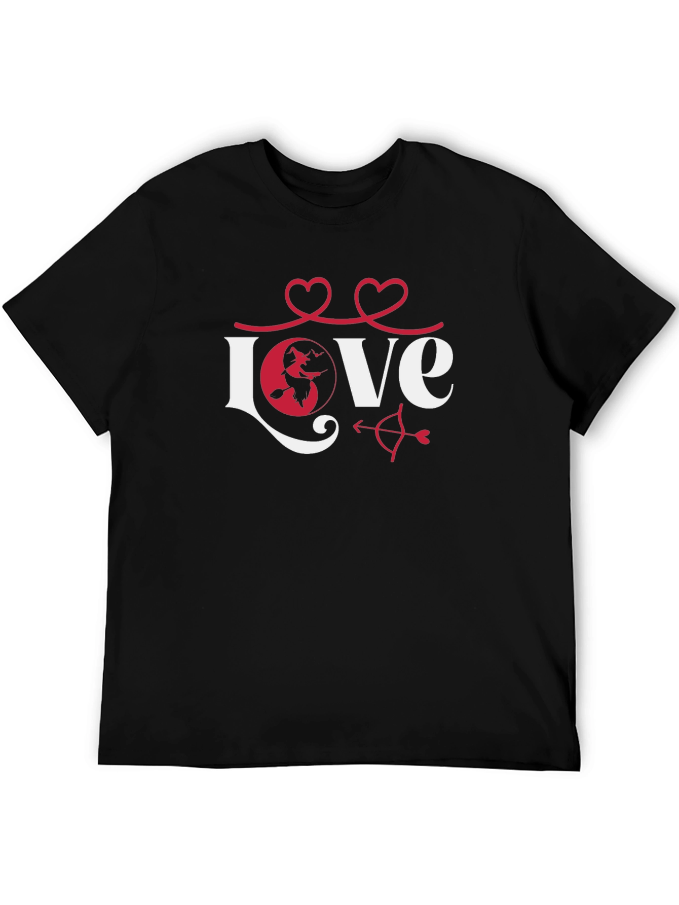 Love Witch Graphic Tee - Black Unisex T-Shirt