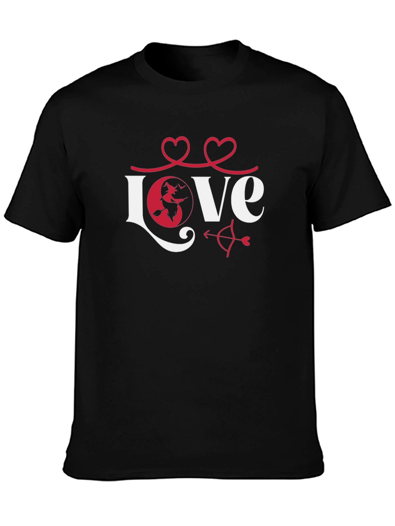 Love Witch Graphic Tee - Black Unisex T-Shirt