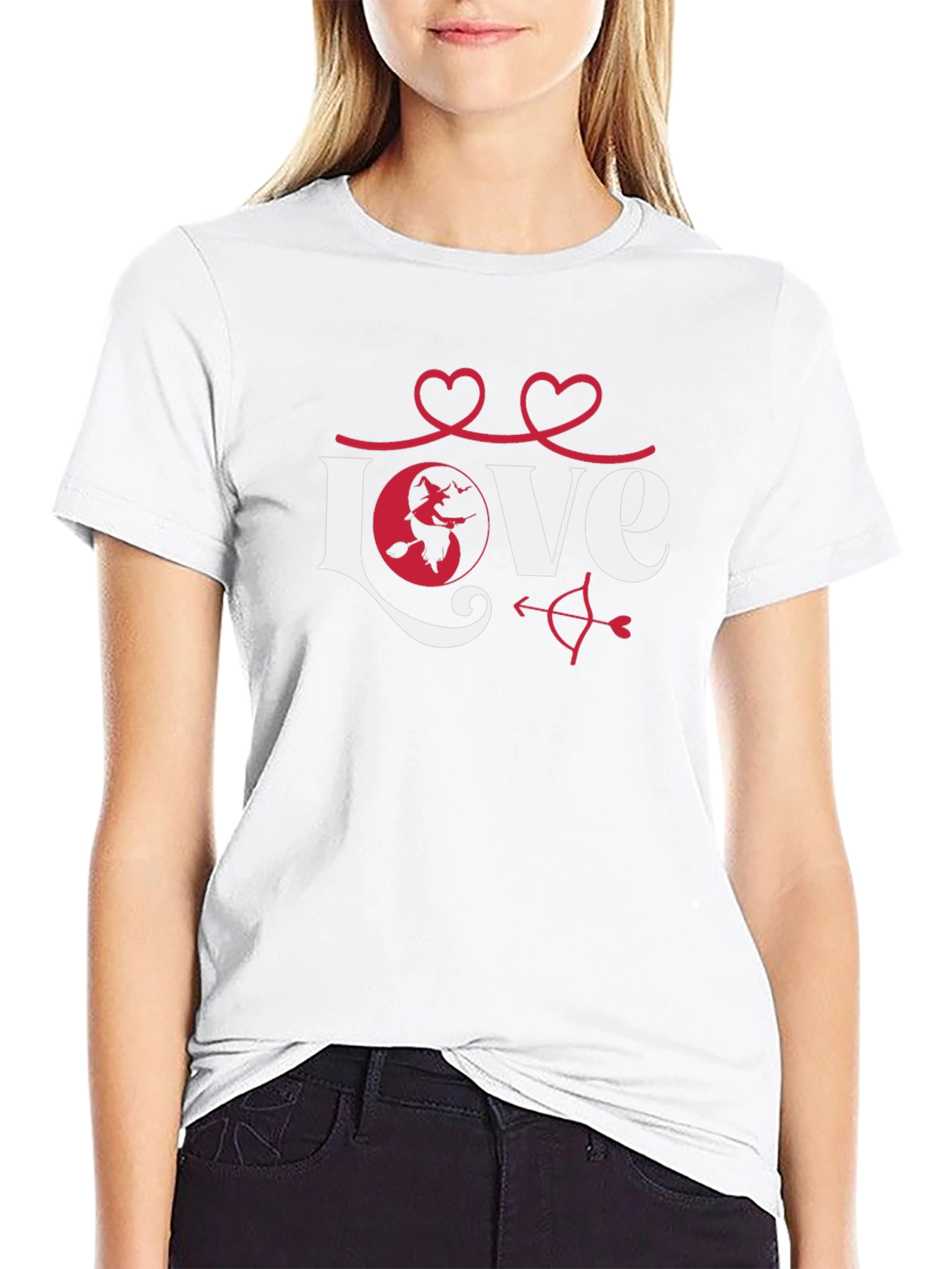 Love Witch Graphic Tee - Black Unisex T-Shirt