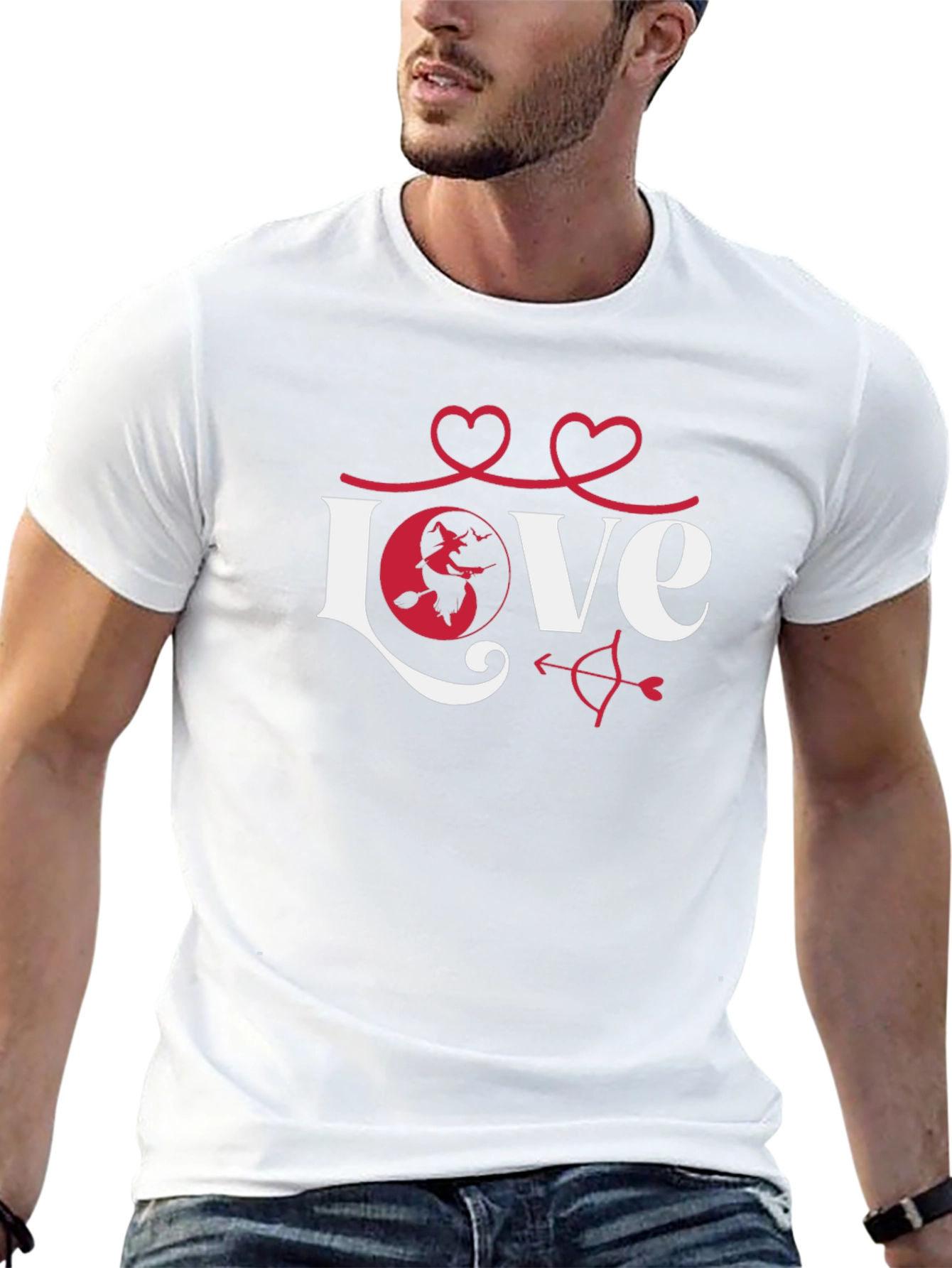 Love Witch Graphic Tee - Black Unisex T-Shirt