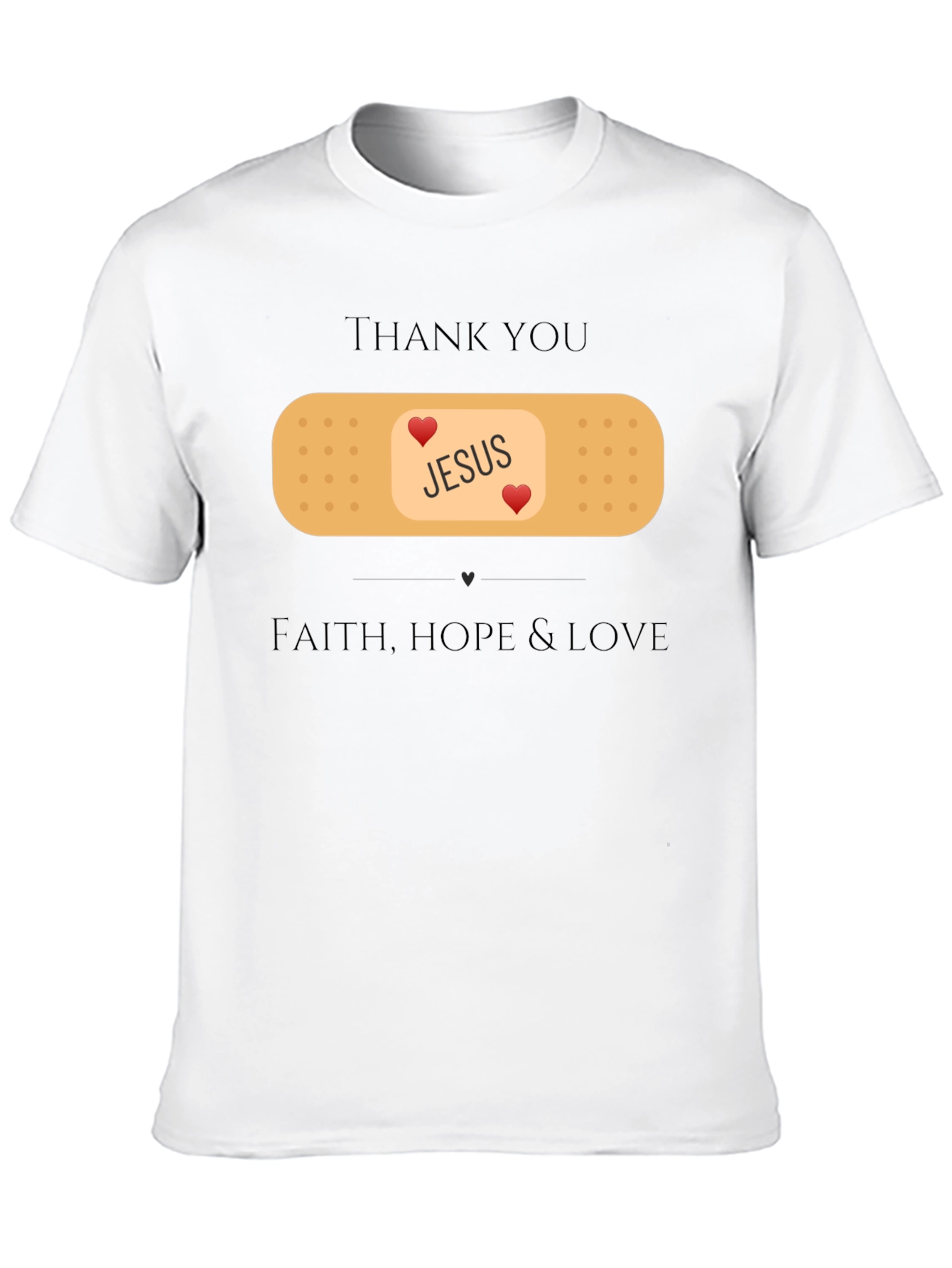 Jesus Faith Hope Love T-Shirt