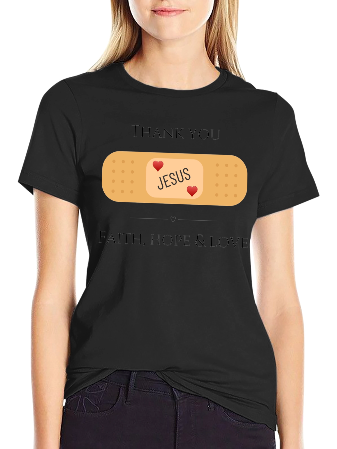 Jesus Faith Hope Love T-Shirt