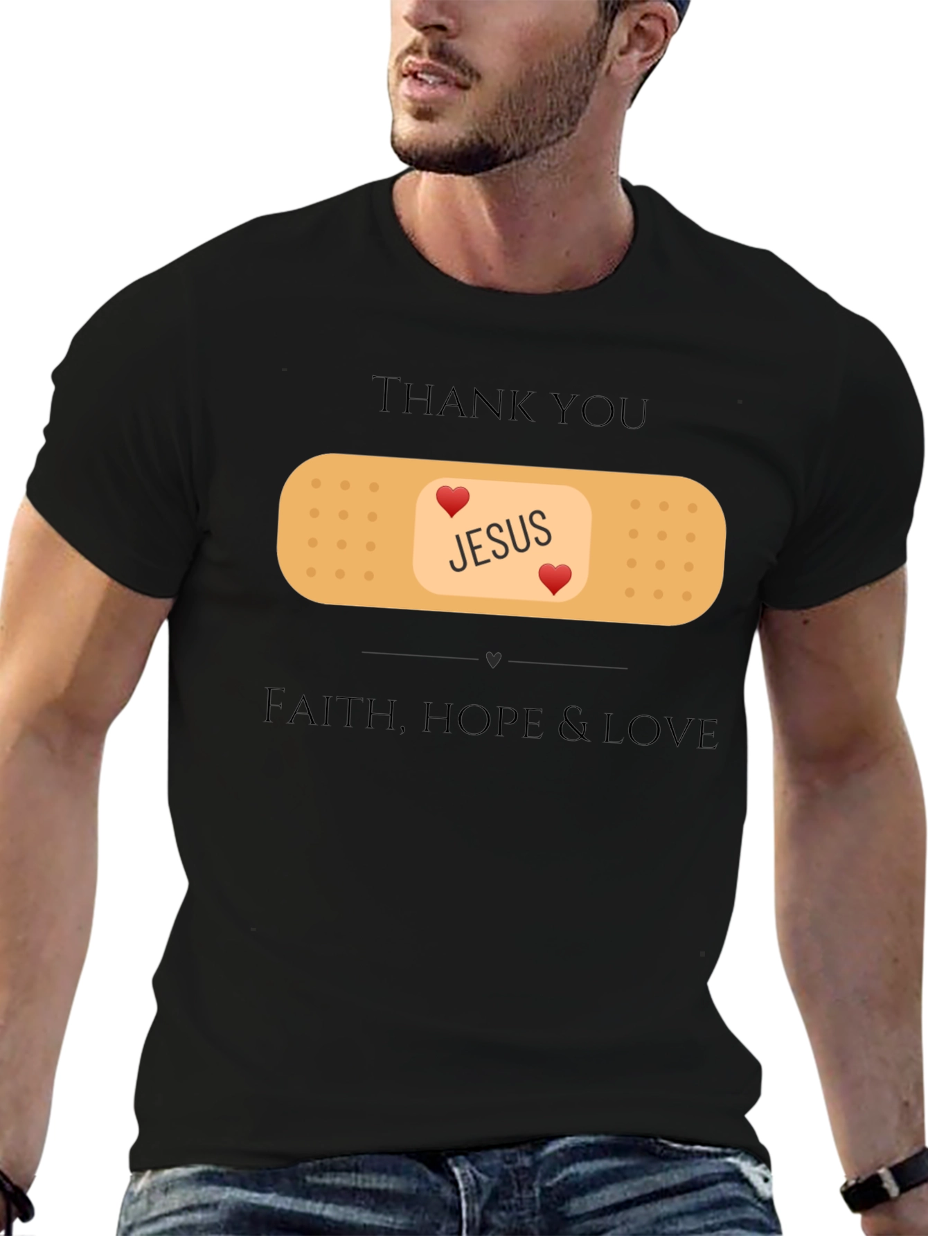 Jesus Faith Hope Love T-Shirt