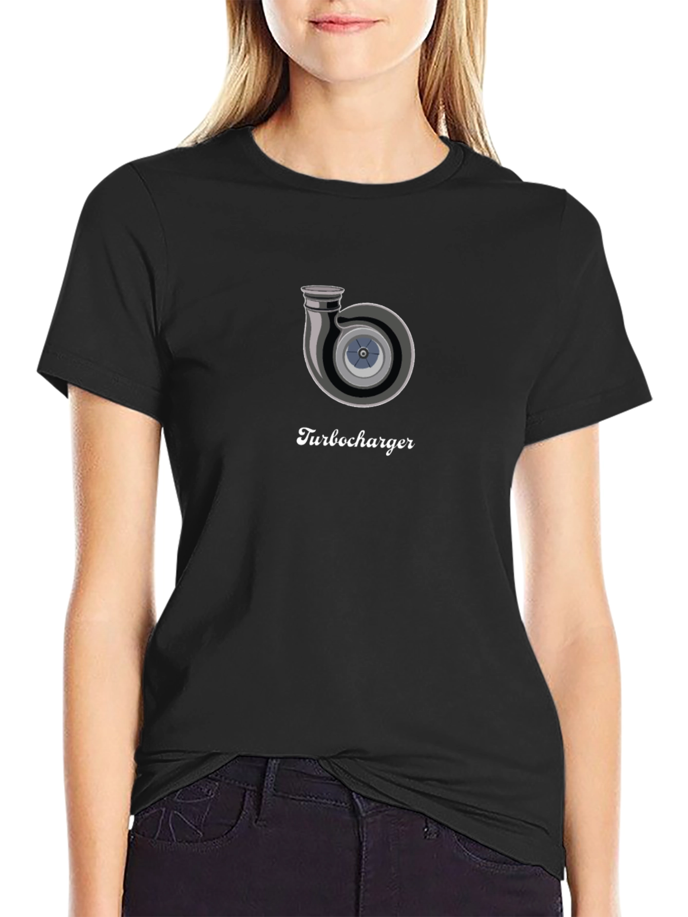 Turbocharger Graphic Tee - Black