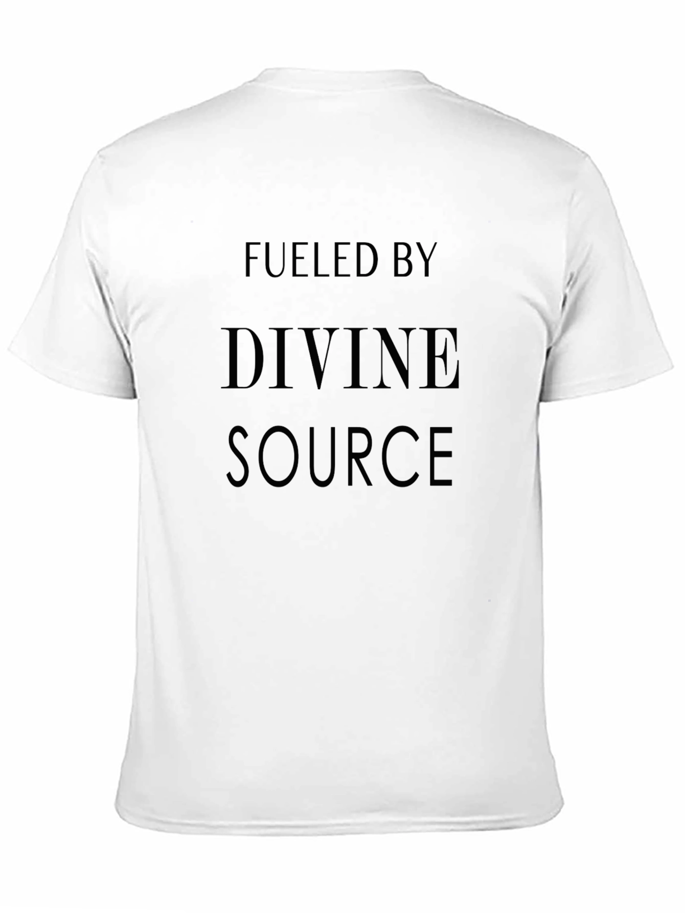 Fueled by Divine Source Black T-Shirt