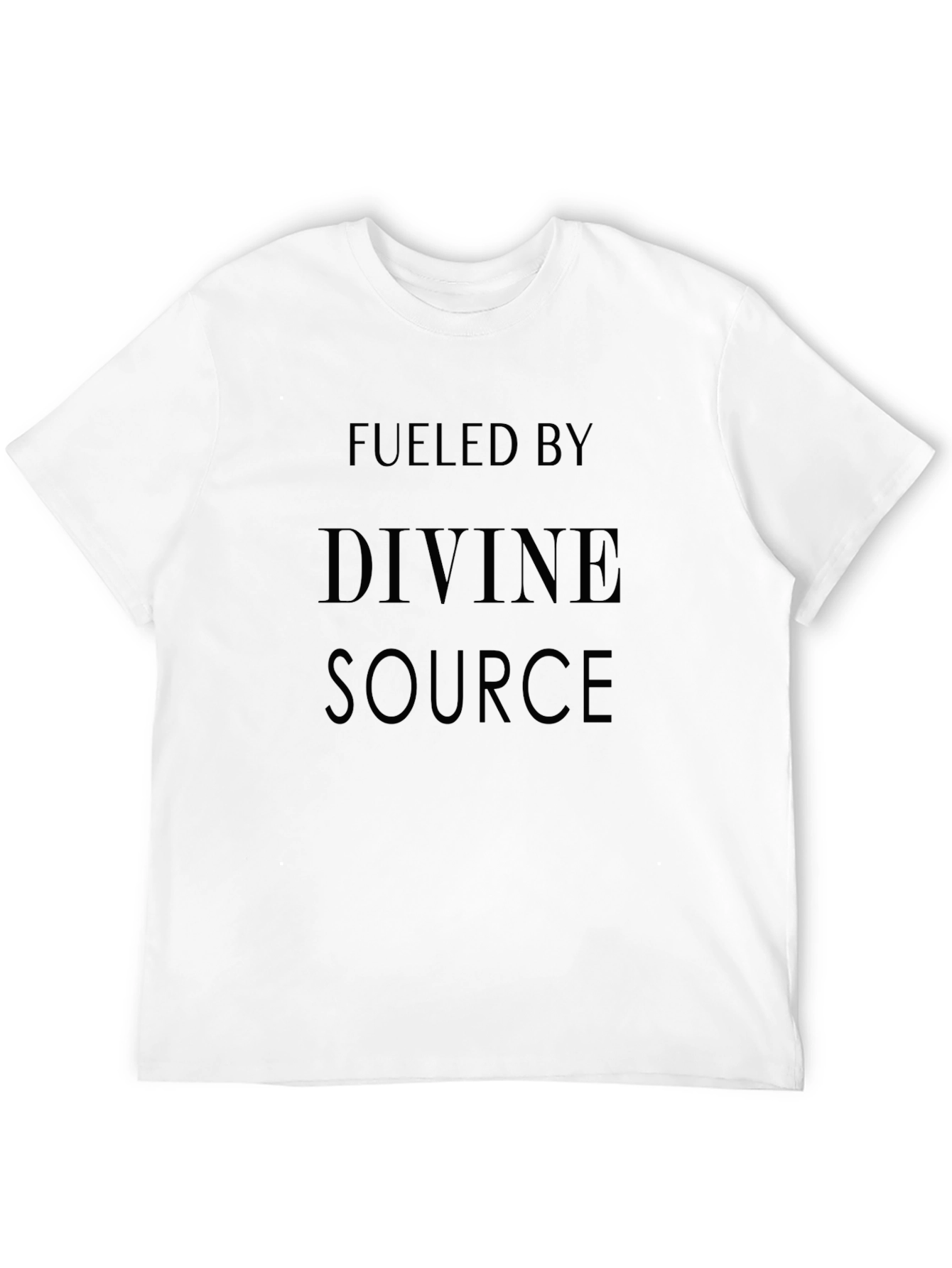 Fueled by Divine Source Black T-Shirt