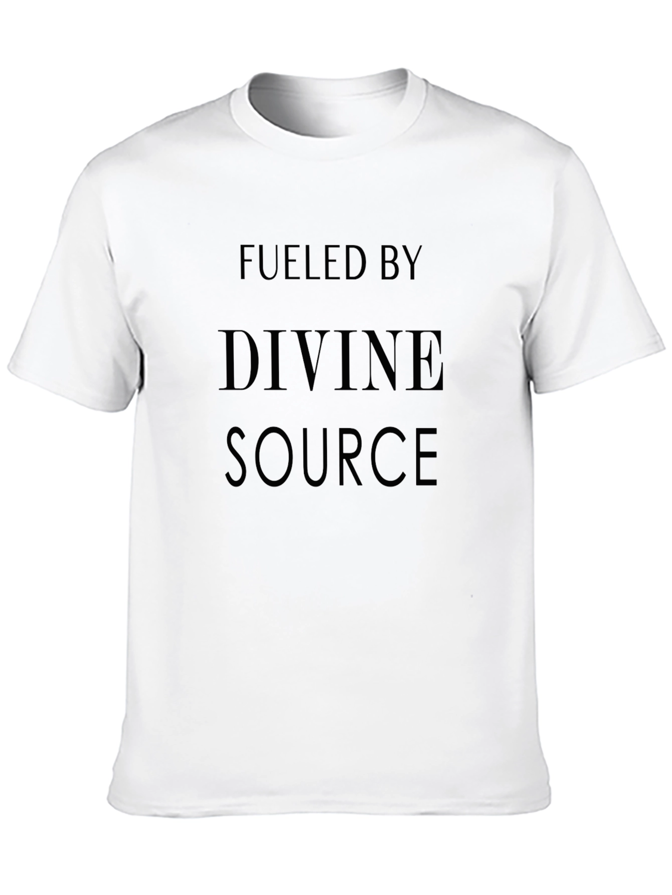 Fueled by Divine Source Black T-Shirt