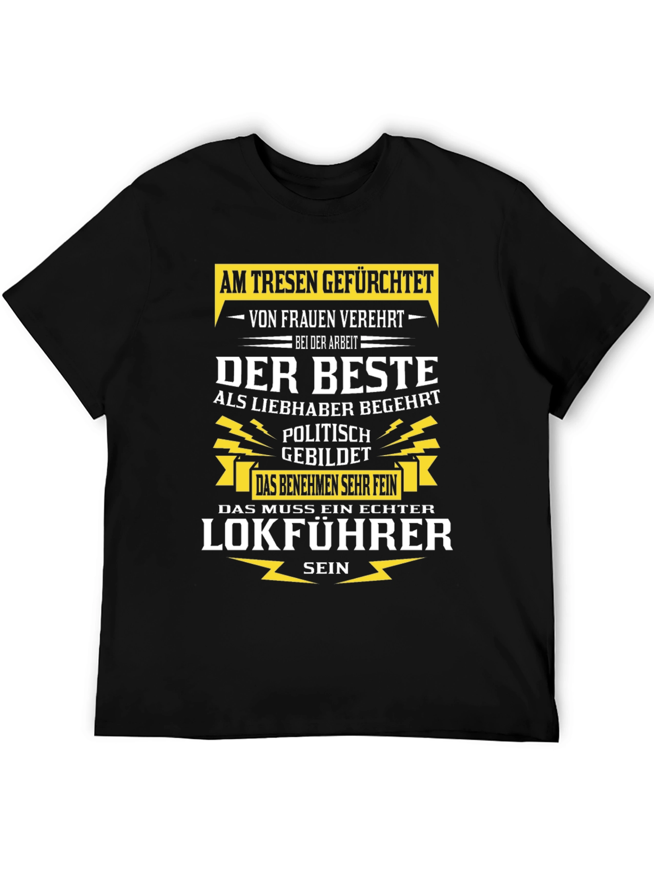 Train Conductor T-Shirt - Am Tresen Gefürchtet