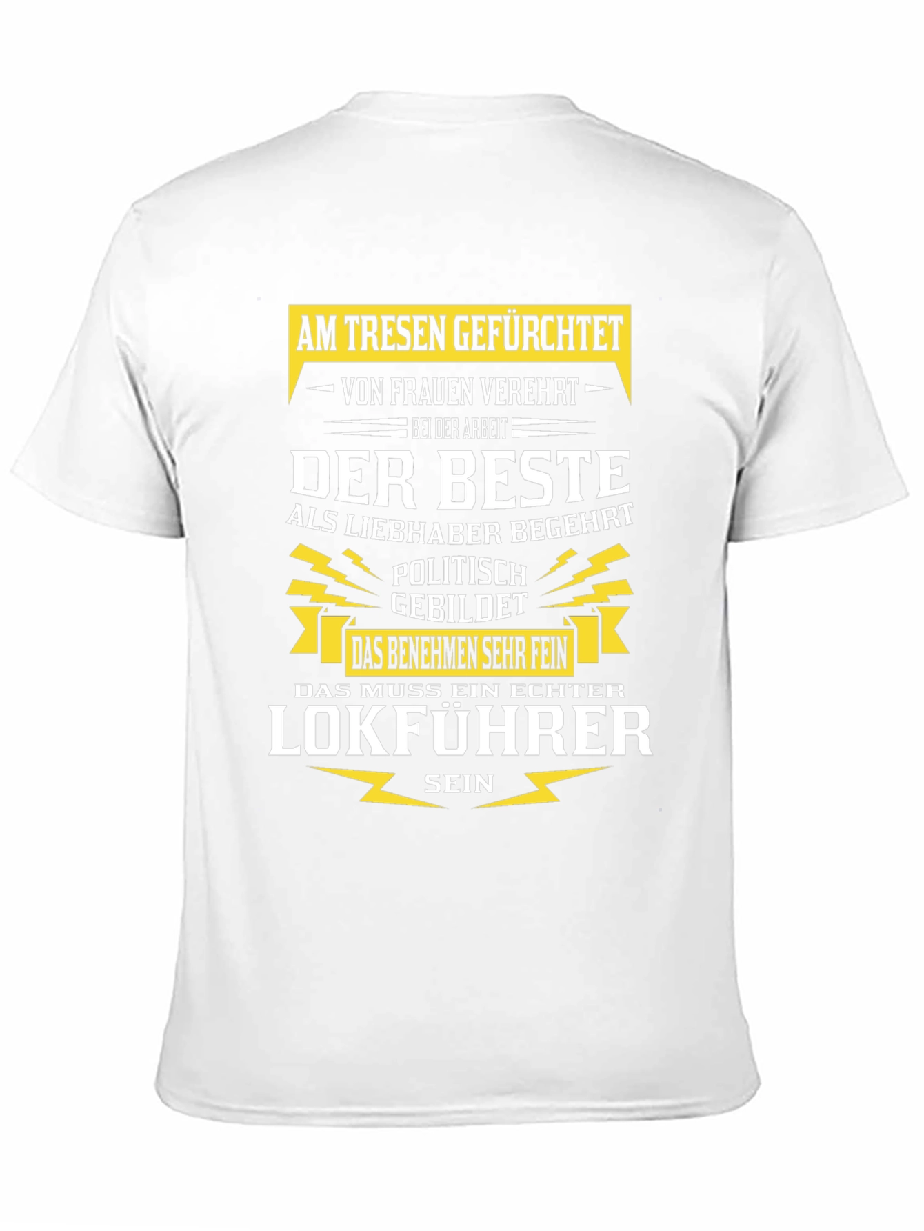 Train Conductor T-Shirt - Am Tresen Gefürchtet