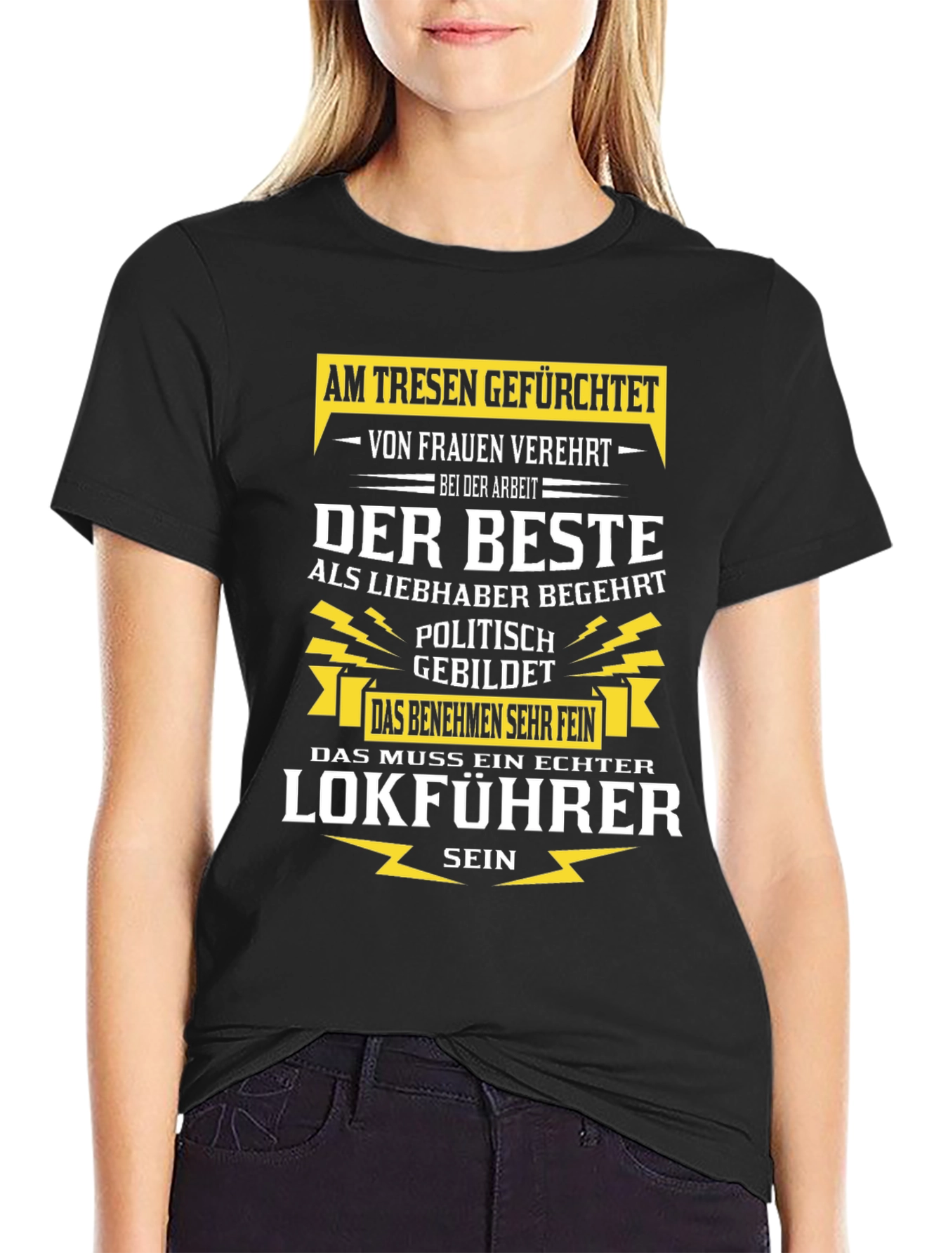Train Conductor T-Shirt - Am Tresen Gefürchtet