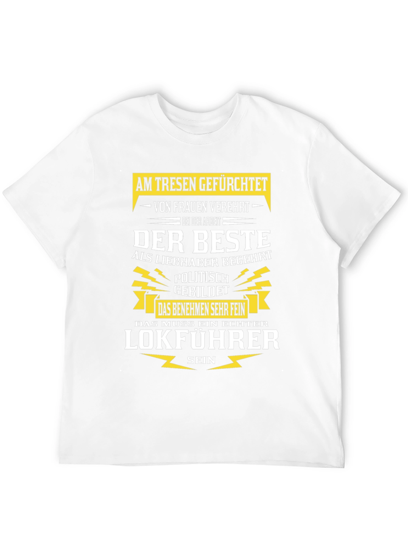 Train Conductor T-Shirt - Am Tresen Gefürchtet