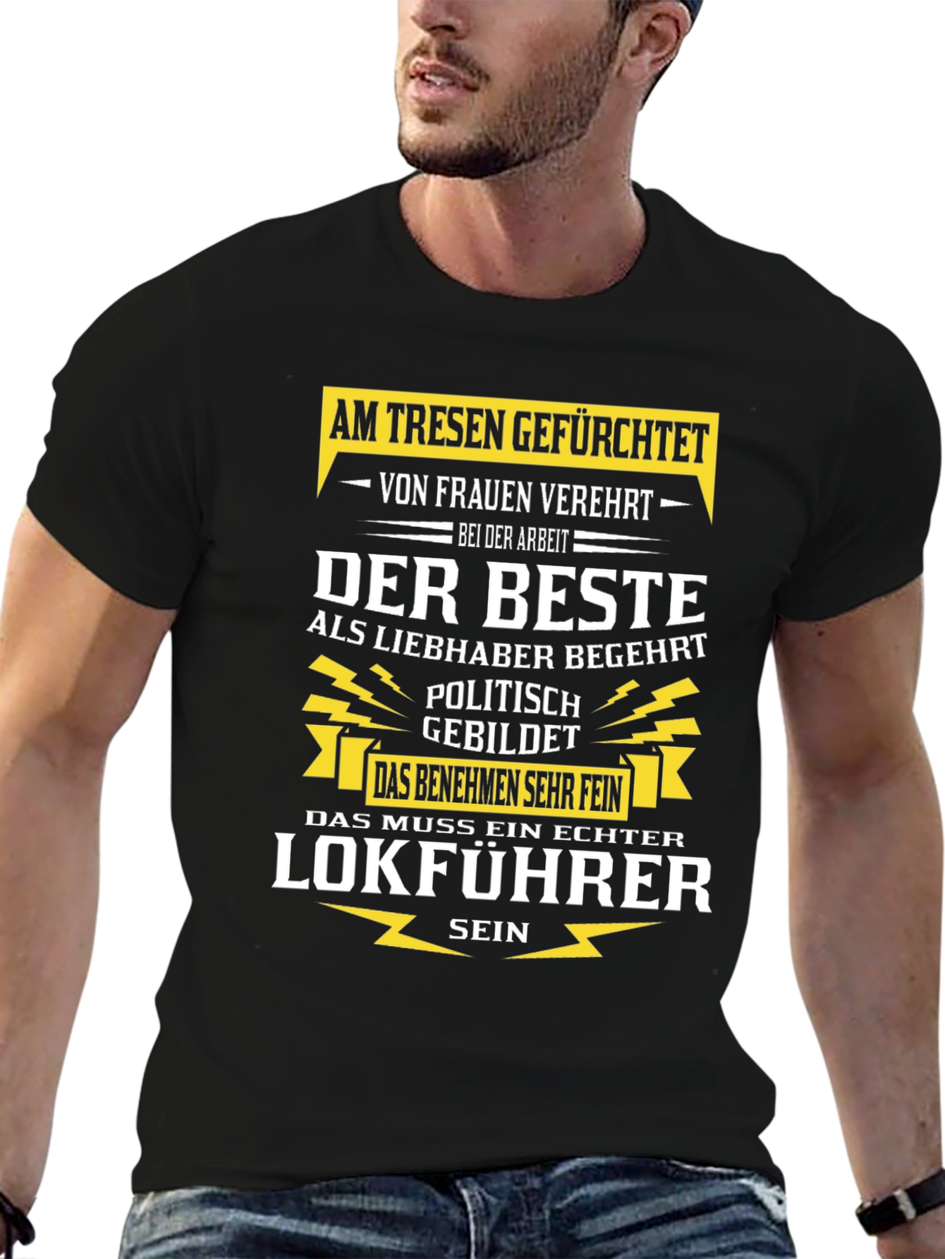 Train Conductor T-Shirt - Am Tresen Gefürchtet